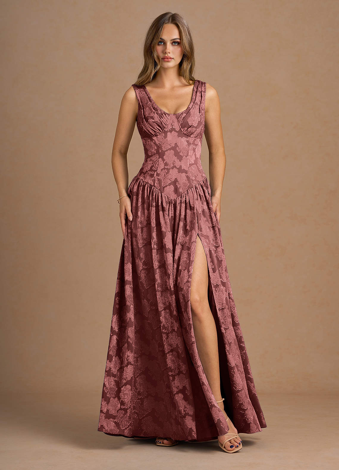 Lunara Vintage Rose Maxi Dress  Dress - WSBYTLP