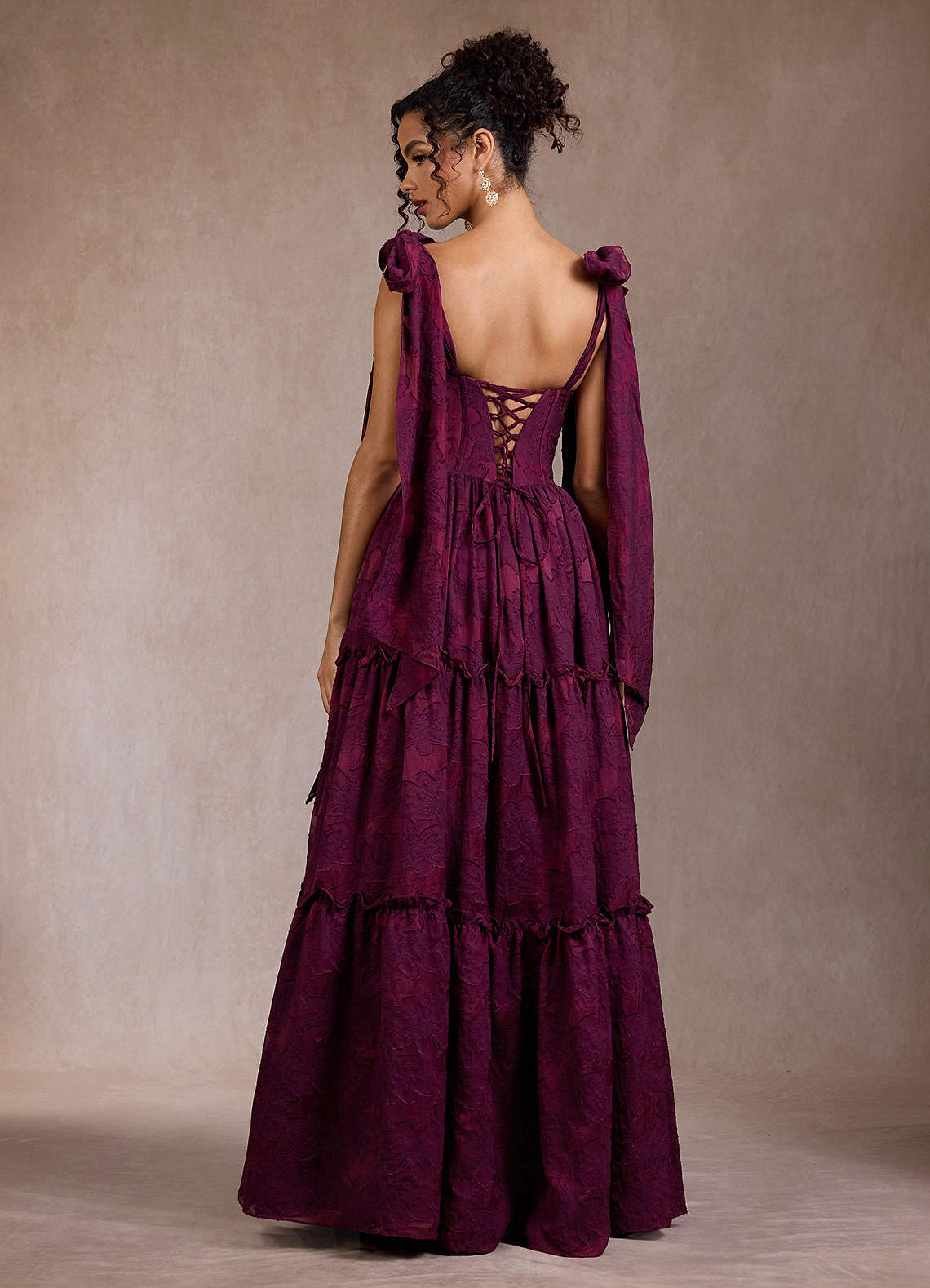 Vilma Plum Orchid Maxi Dress  Dress - WSBYTLP
