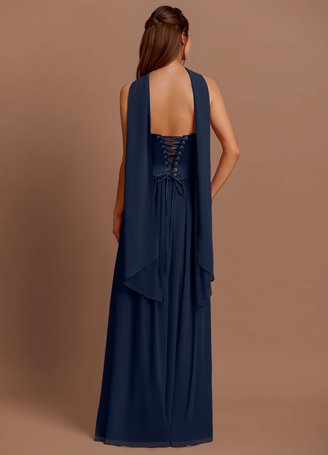 Cadence Navy Maxi Dress  Dress - WSBYTLP