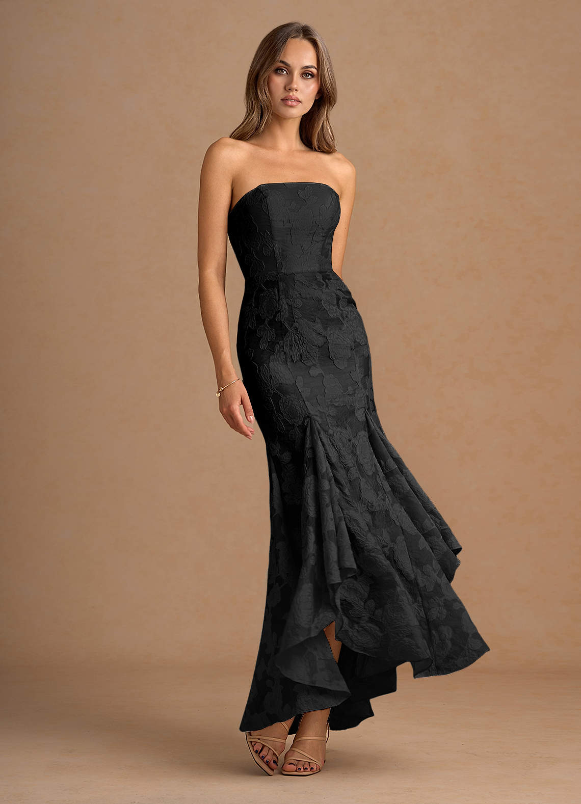 Avina Black Maxi Dress  Dress - WSBYTLP