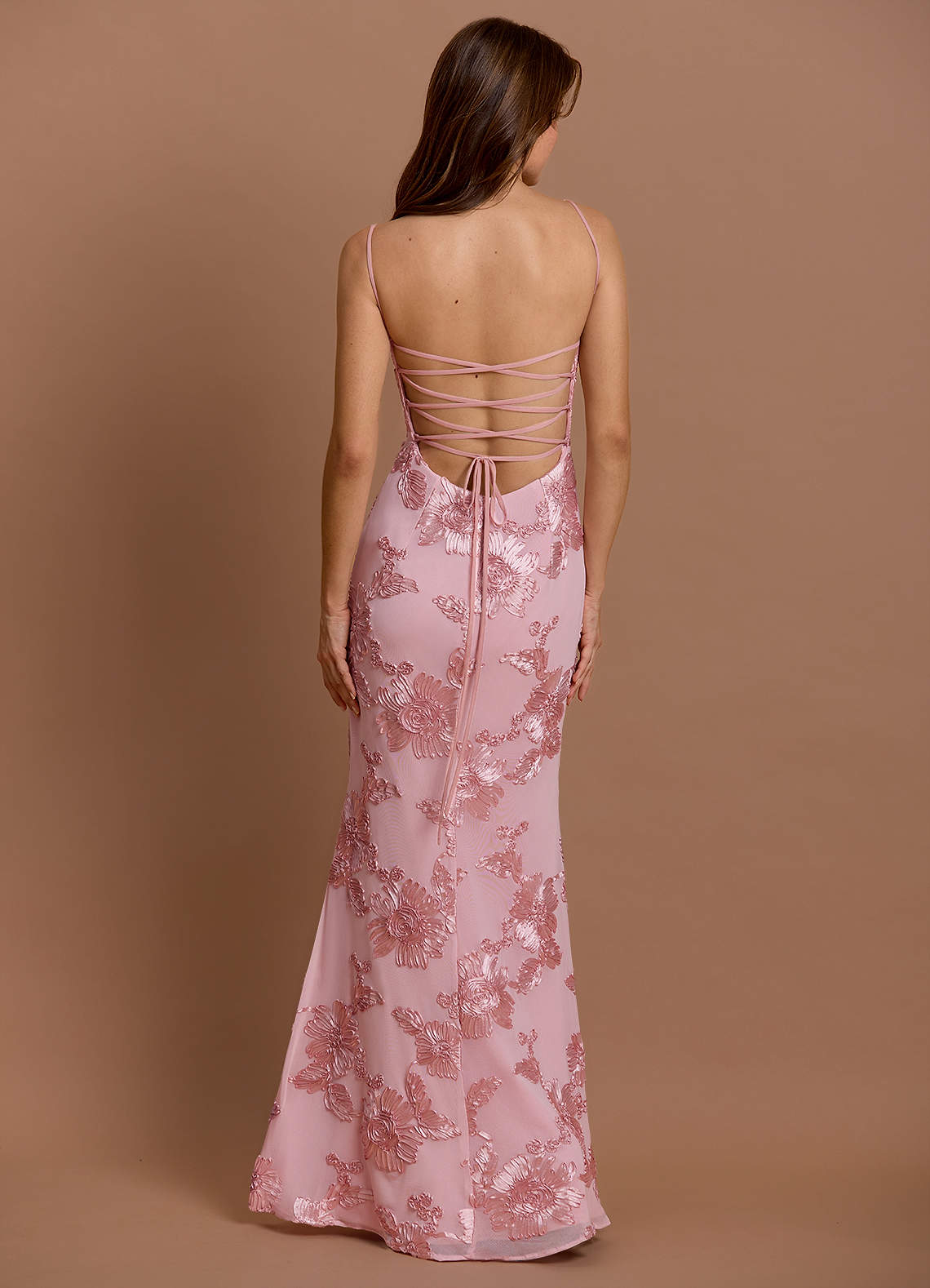 Anika Pink Maxi Dress  Dress - WSBYTLP