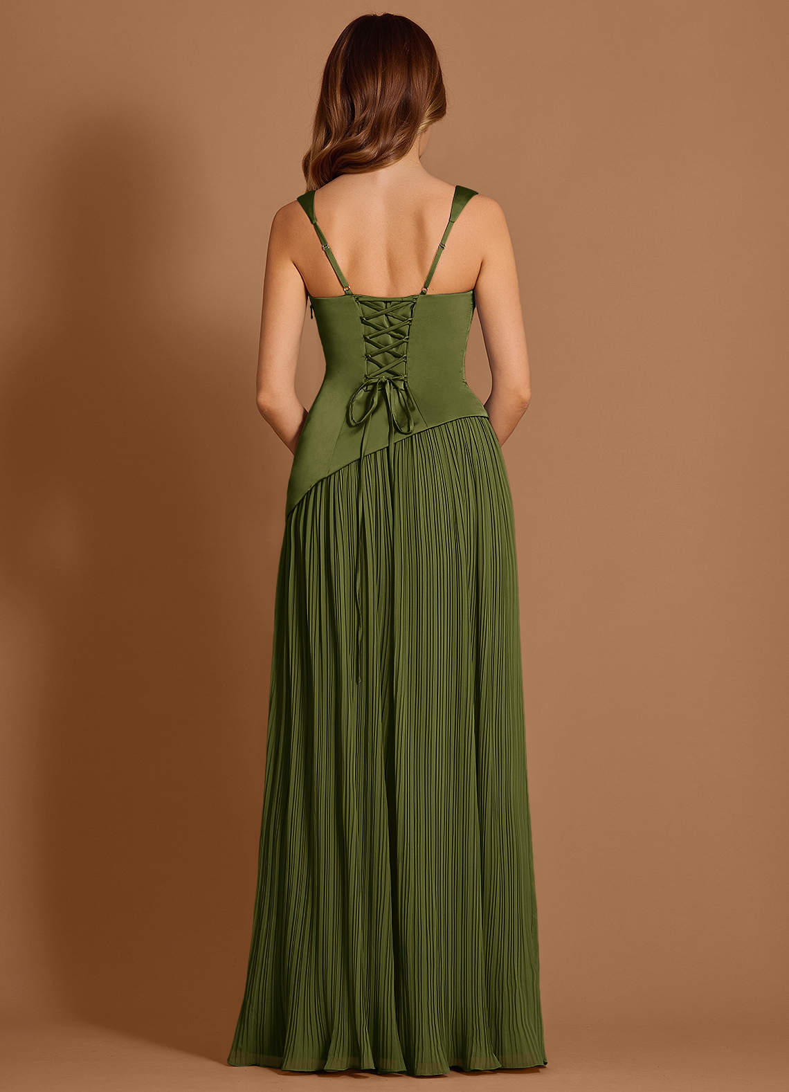 Stephanie Olive Maxi Dress  Dress - WSBYTLP