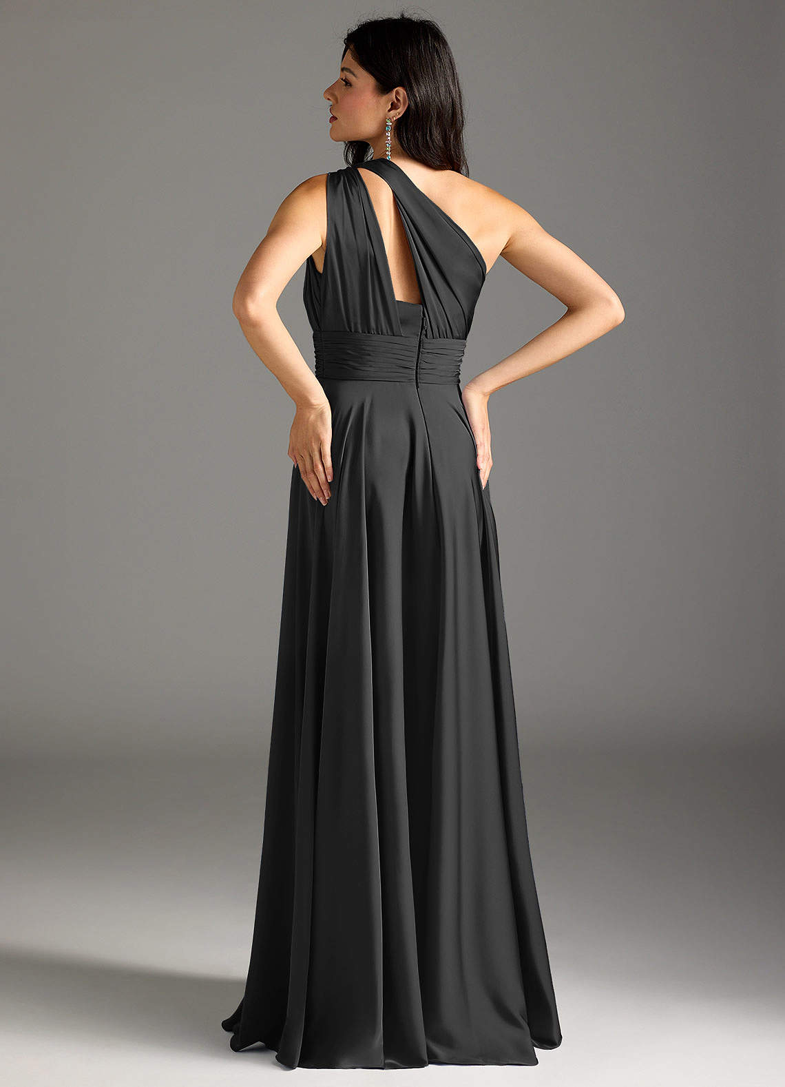Charlize Black Maxi Dress  Dress - WSBYTLP