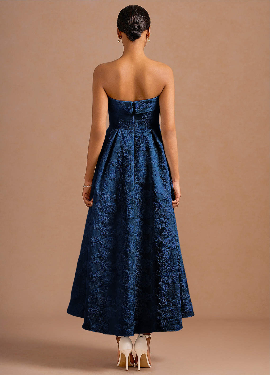 Clementine Dark Navy Maxi Dress  Dress - WSBYTLP