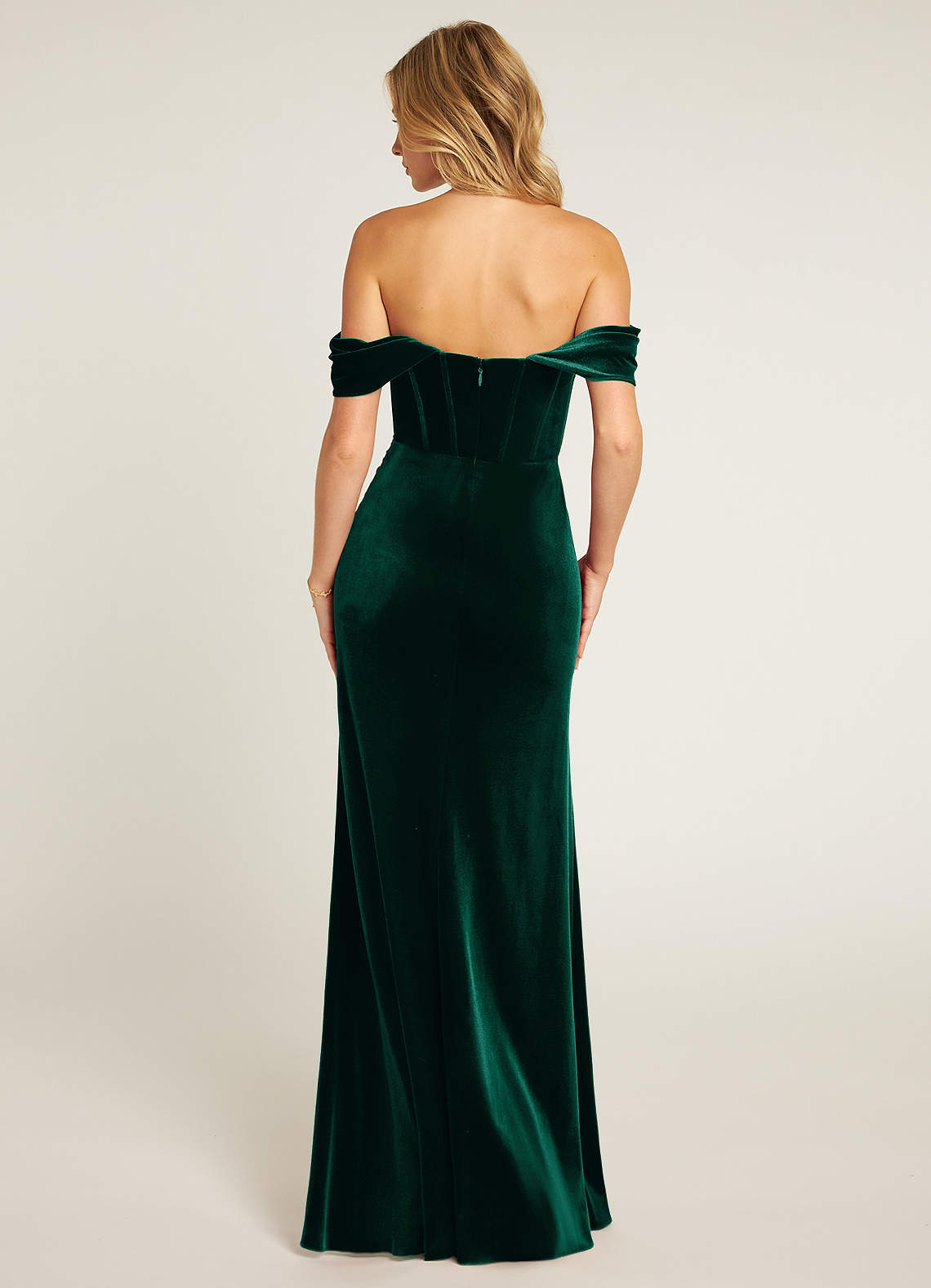 Jas Emerald Velvet Maxi Dress  Dress - WSBYTLP