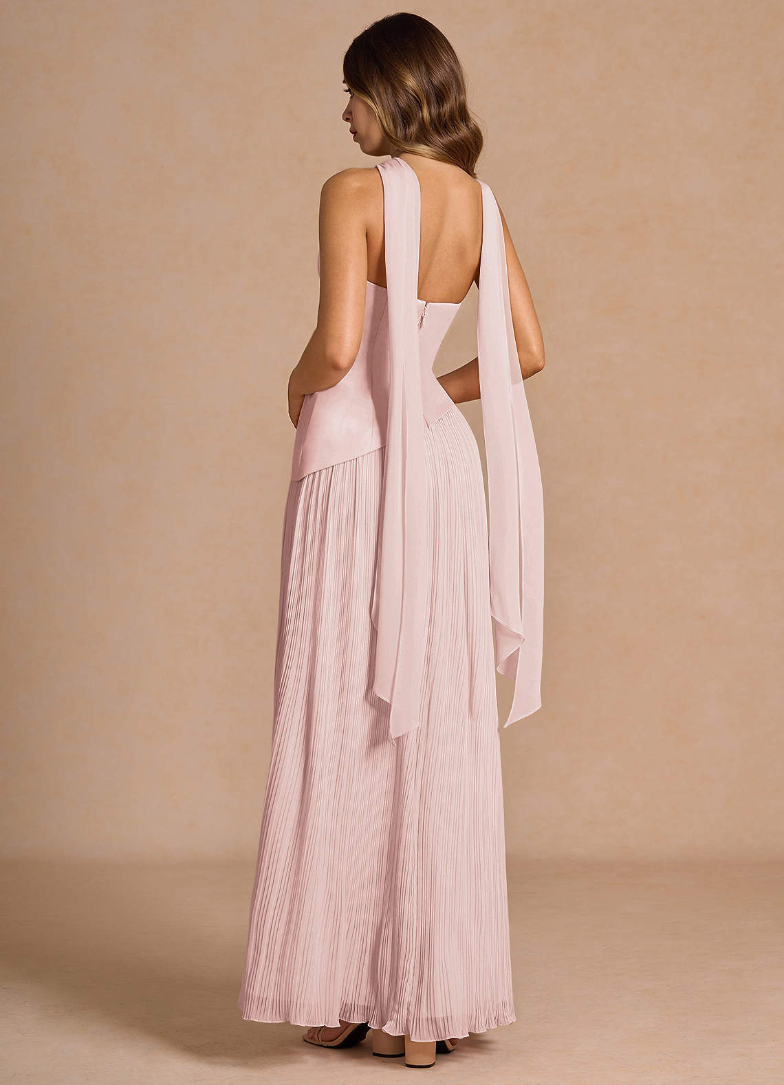 Tierney Powder Pink Maxi Dress  Dress - WSBYTLP