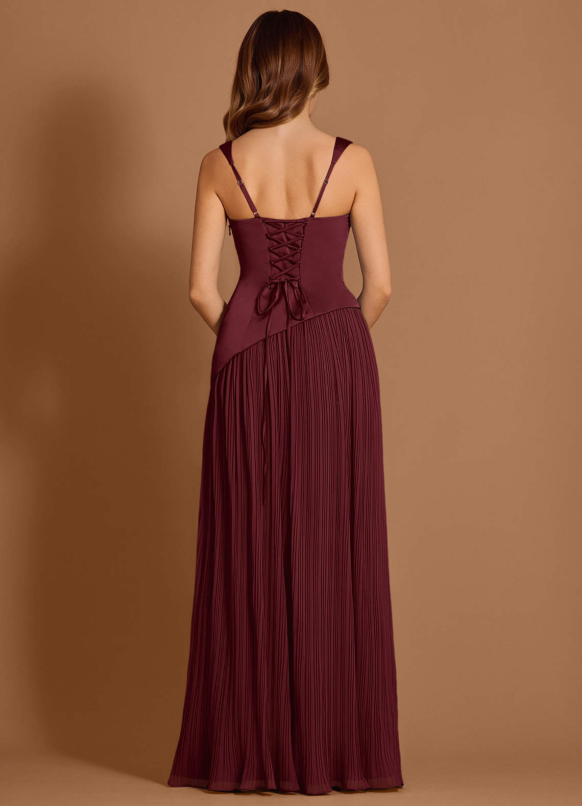 Stephanie Wine Maxi Dress  Dress - WSBYTLP