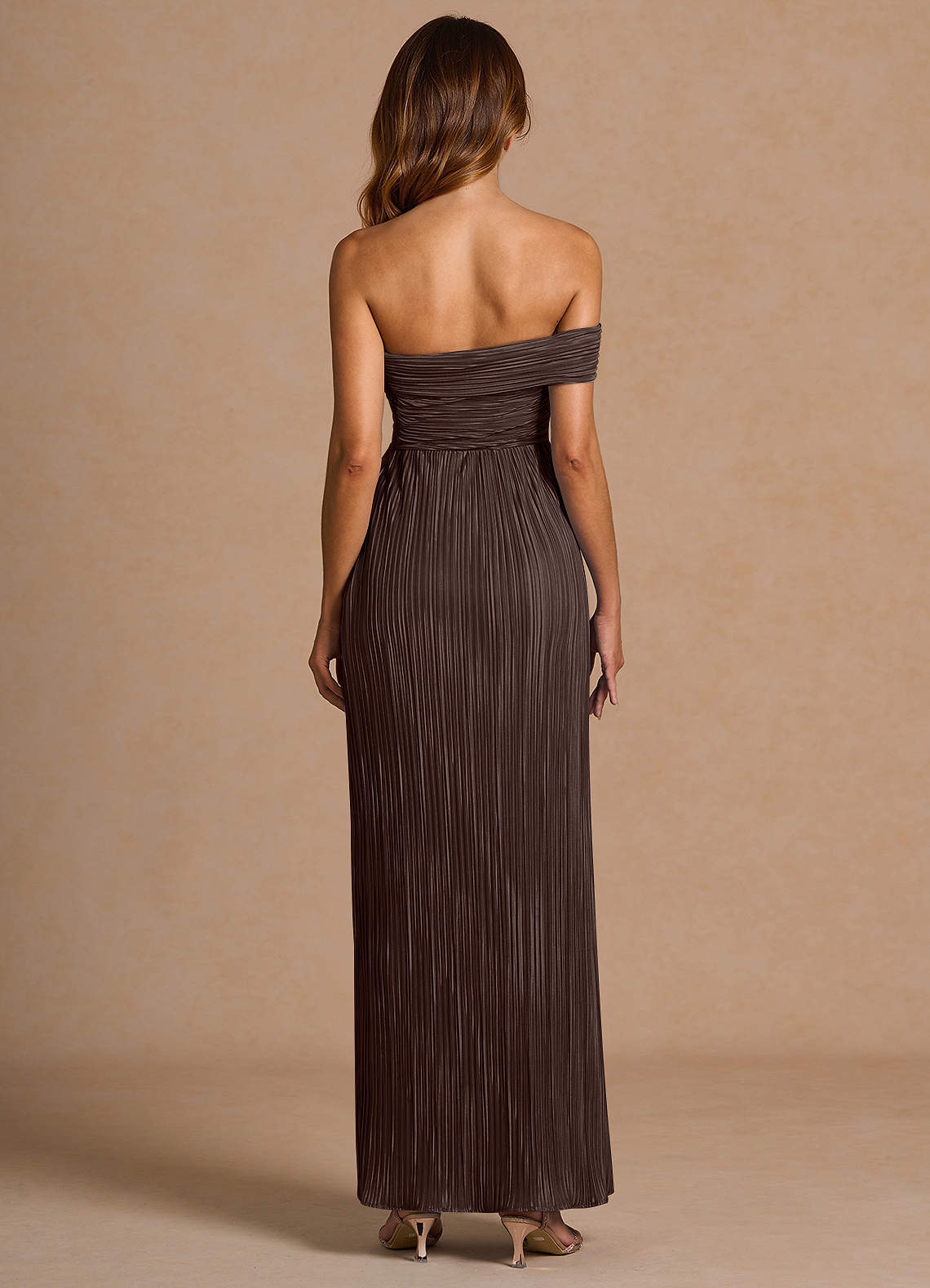Isolde Chocolate Maxi Dress  Dress - WSBYTLP