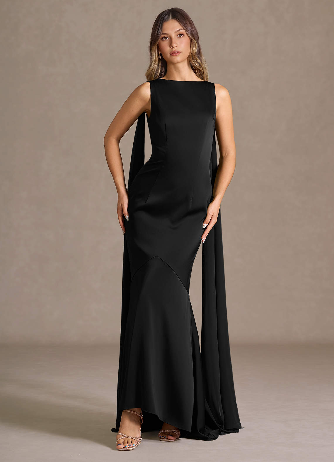 Wynne Black Maxi Dress  Dress - WSBYTLP