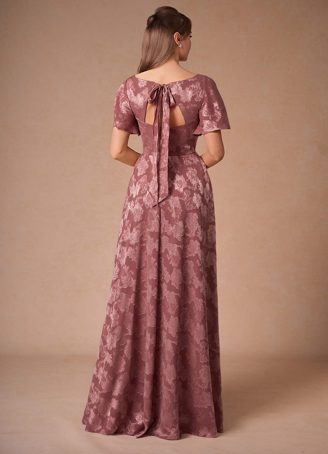 Sasha Vintage Rose A-Line Maxi Dress  Dress - WSBYTLP