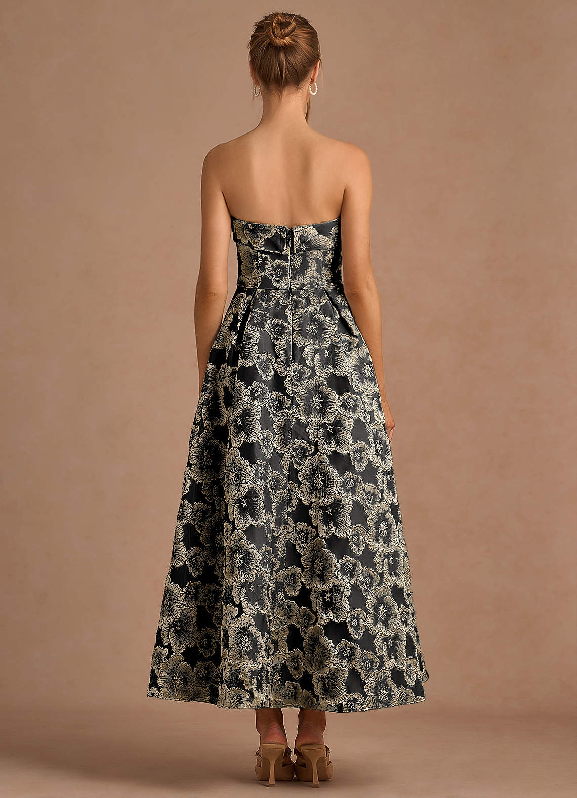 Florentine Black Maxi Dress  Dress - WSBYTLP