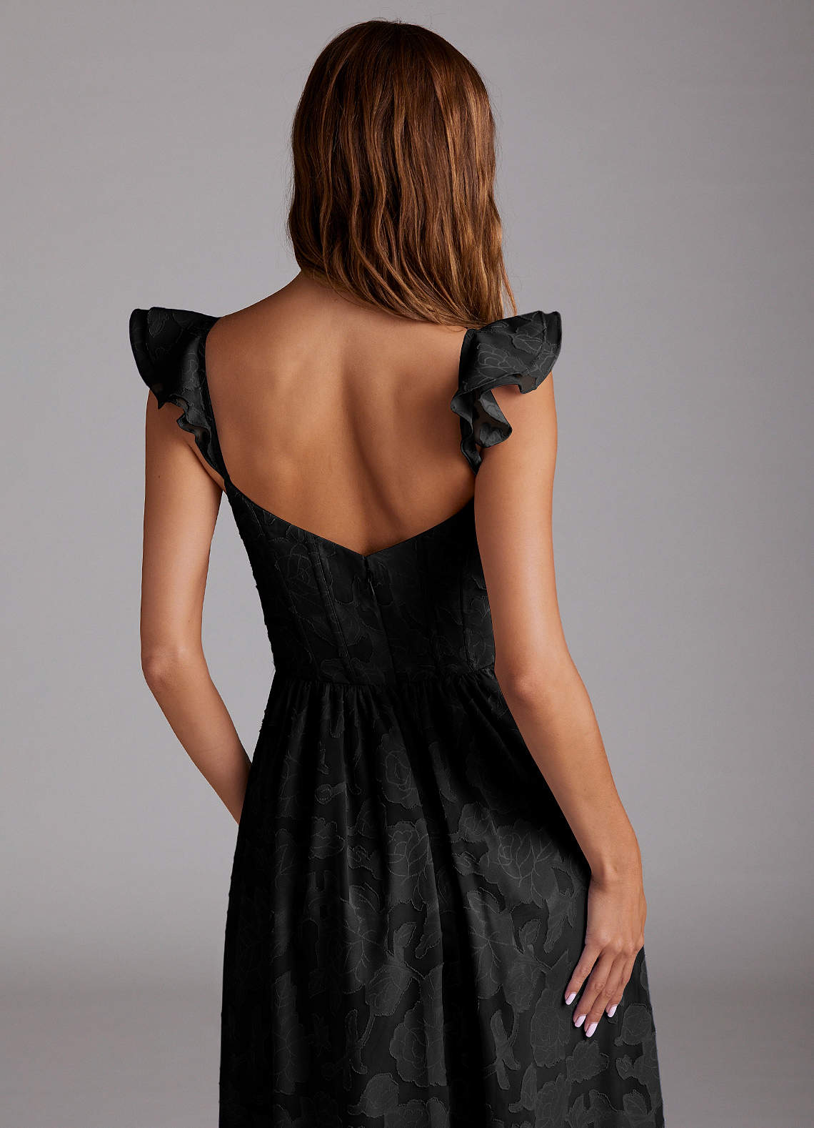 Denisse Black Corset Maxi Dress  Dress - WSBYTLP