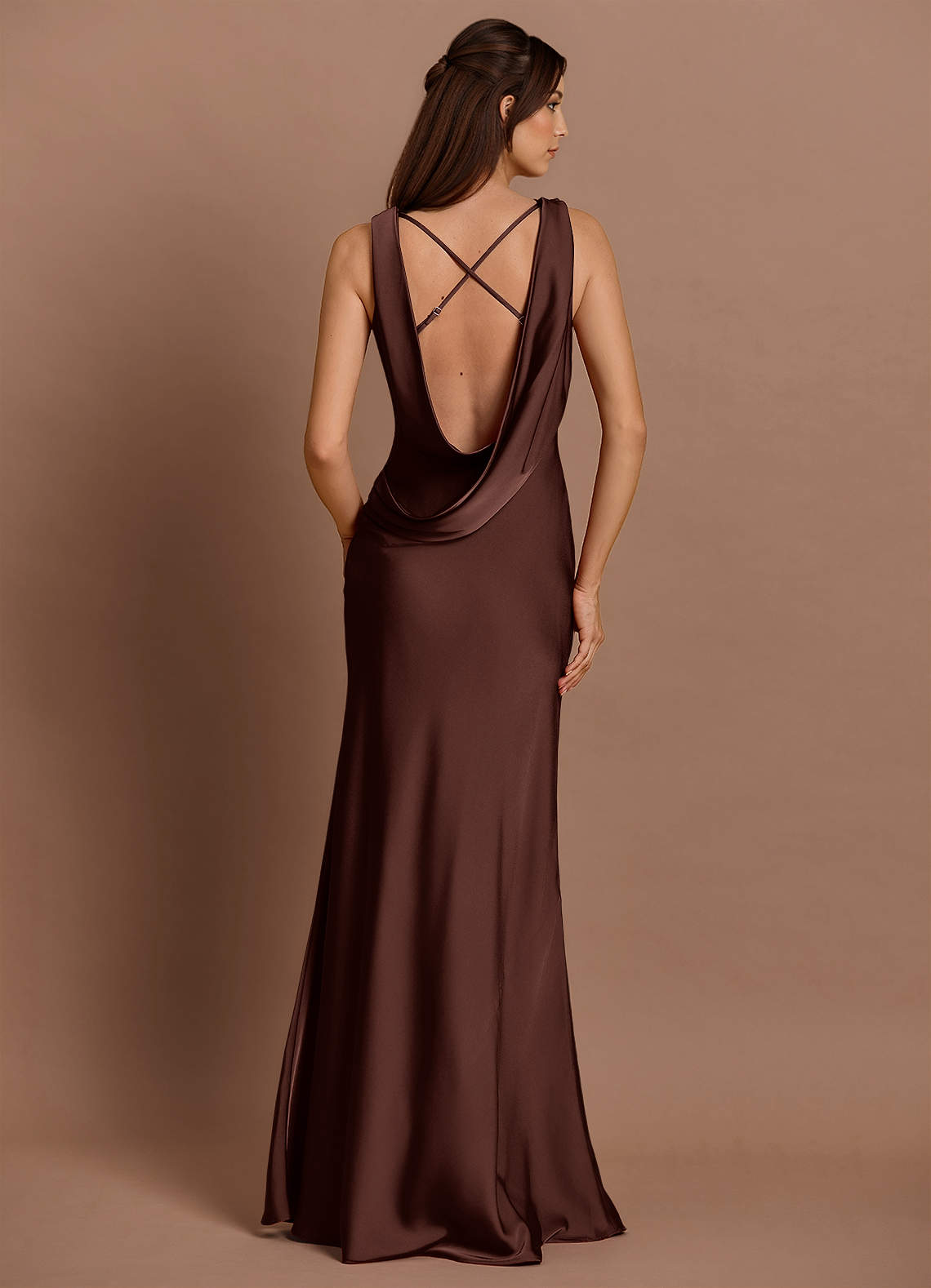Cheryl Mocha Coco Maxi Dress  Dress - WSBYTLP