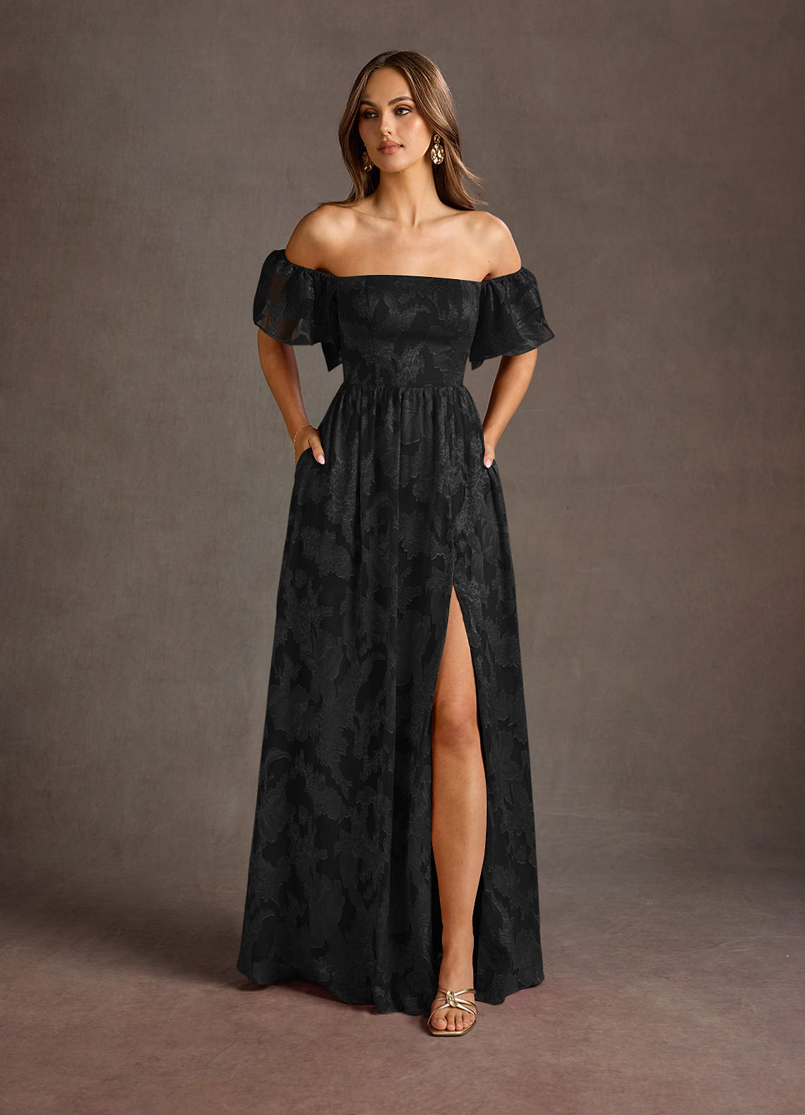 Victoria Black Maxi Dress  Dress - WSBYTLP