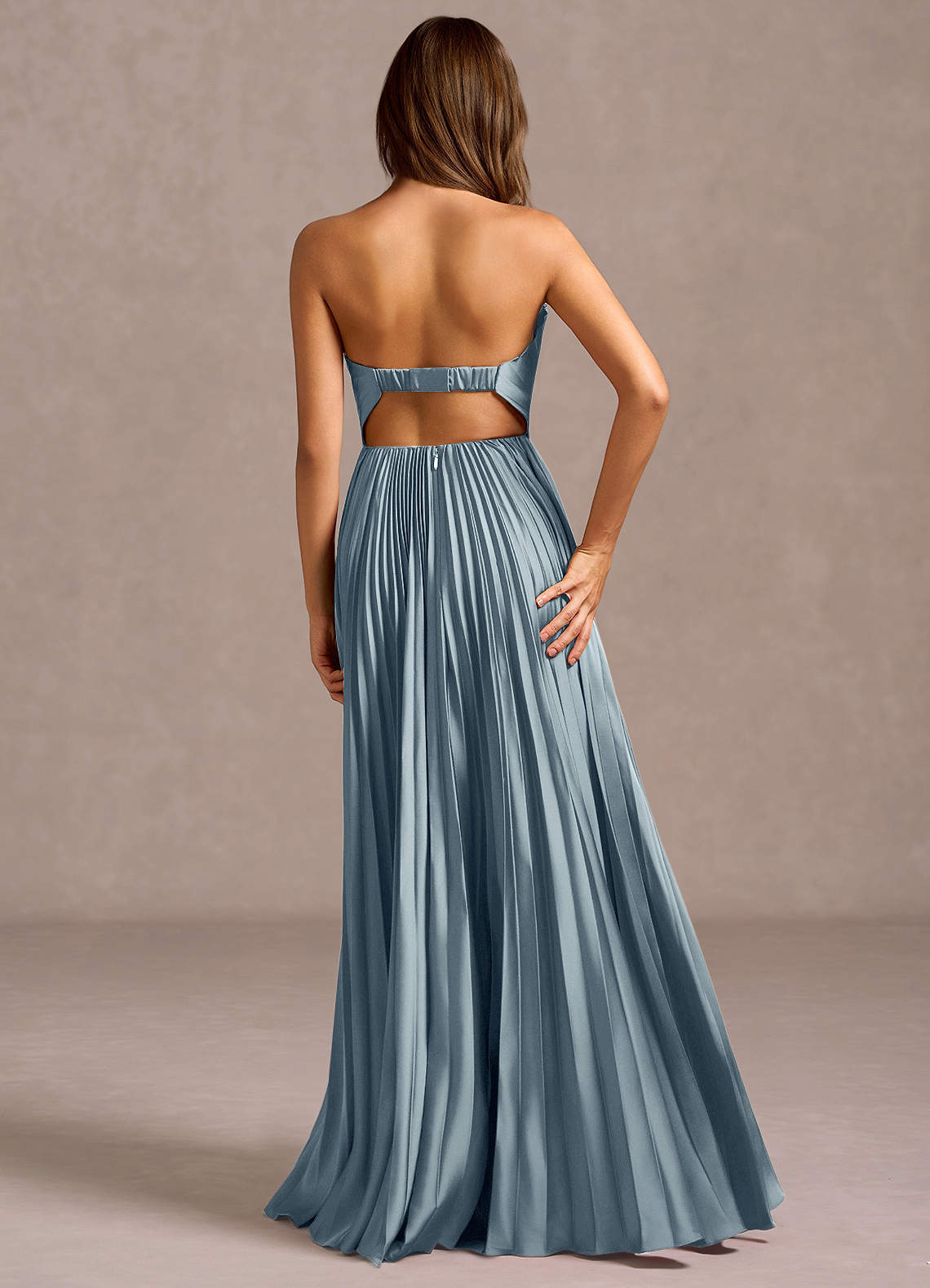 Kaia Powder Blue Maxi Dress  Dress - WSBYTLP