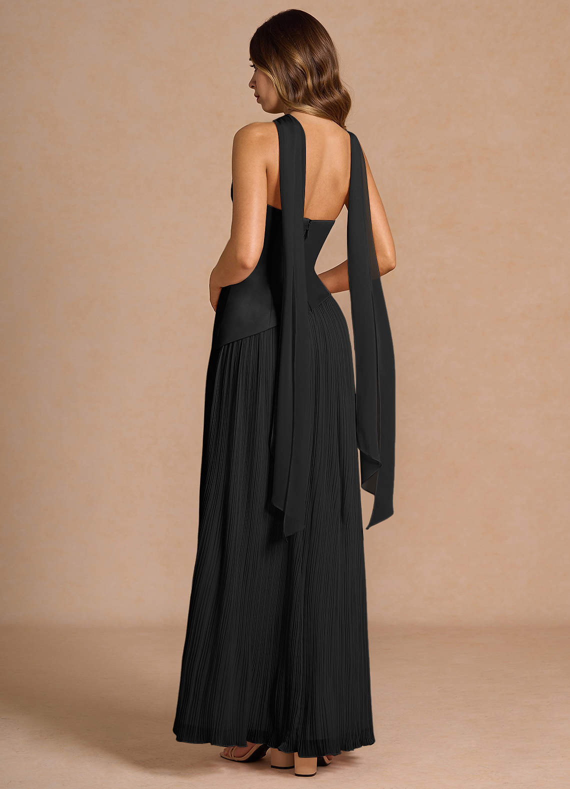 Tierney Black Maxi Dress  Dress - WSBYTLP