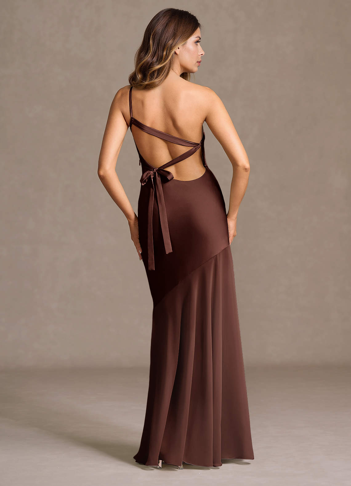 Fatima Mocha Coco Maxi Dress  Dress - WSBYTLP