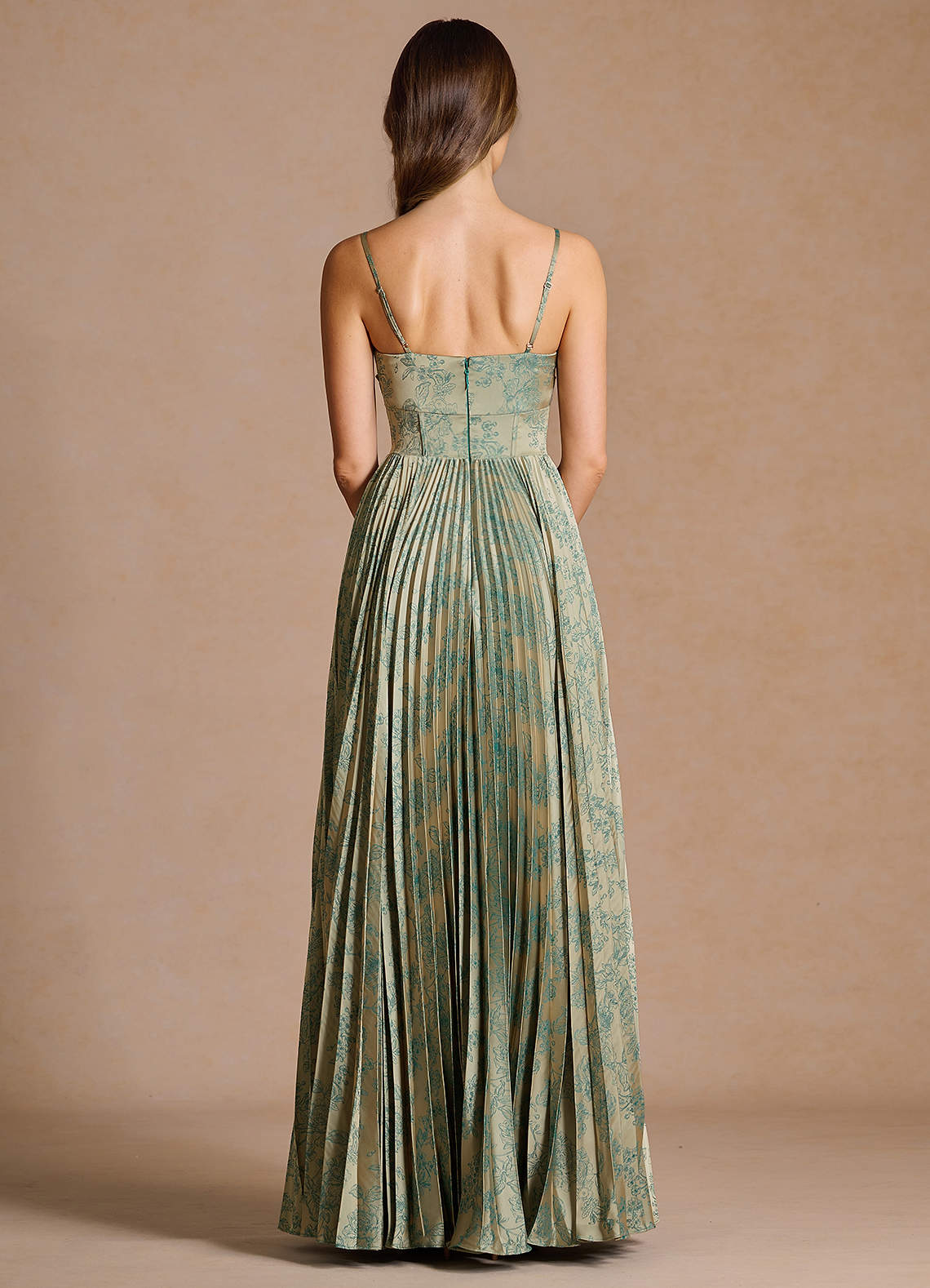 Vesper Platinum Teal Maxi Dress  Dress - WSBYTLP