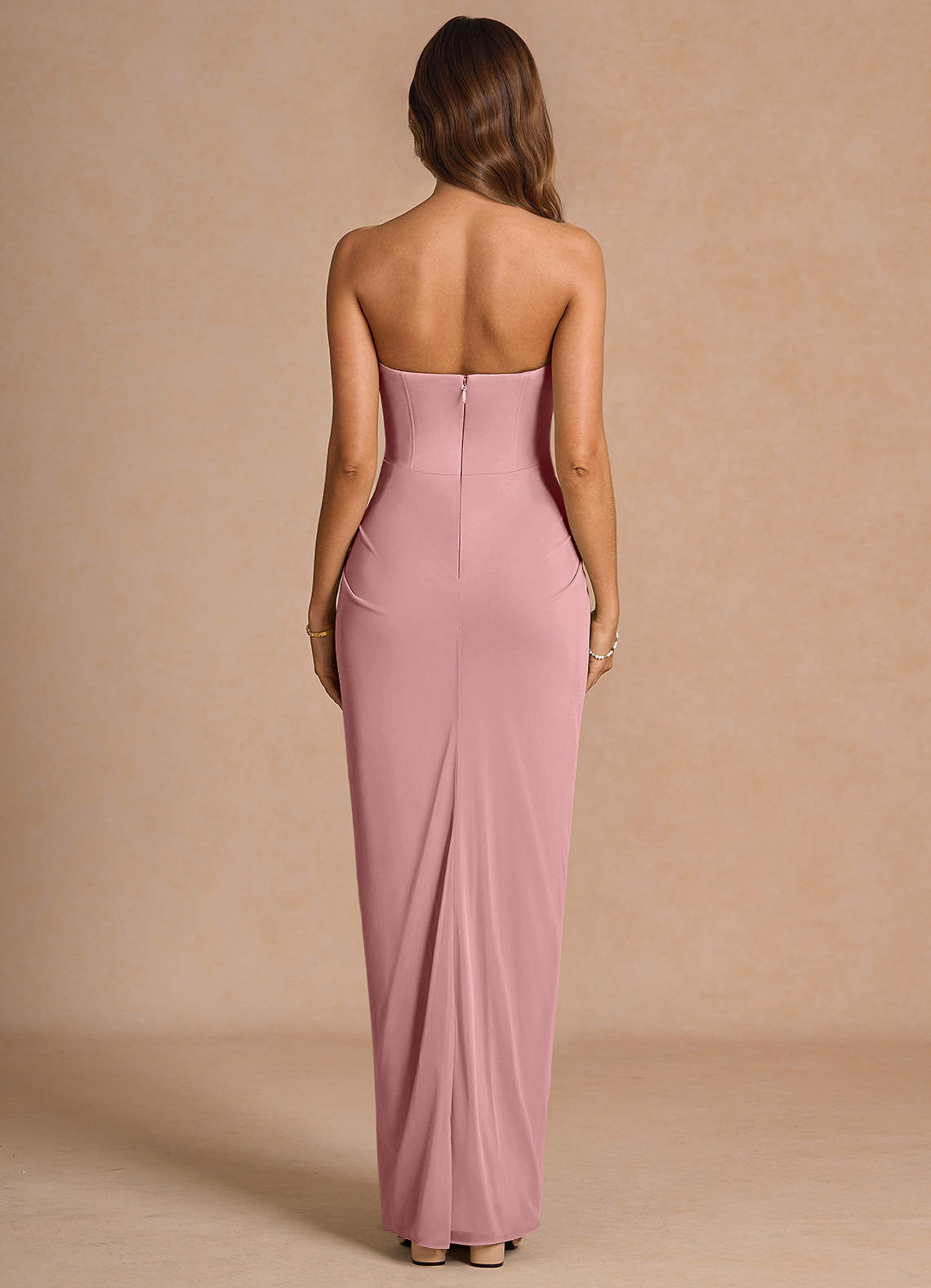 Anais Light Pink Maxi Dress  Dress - WSBYTLP