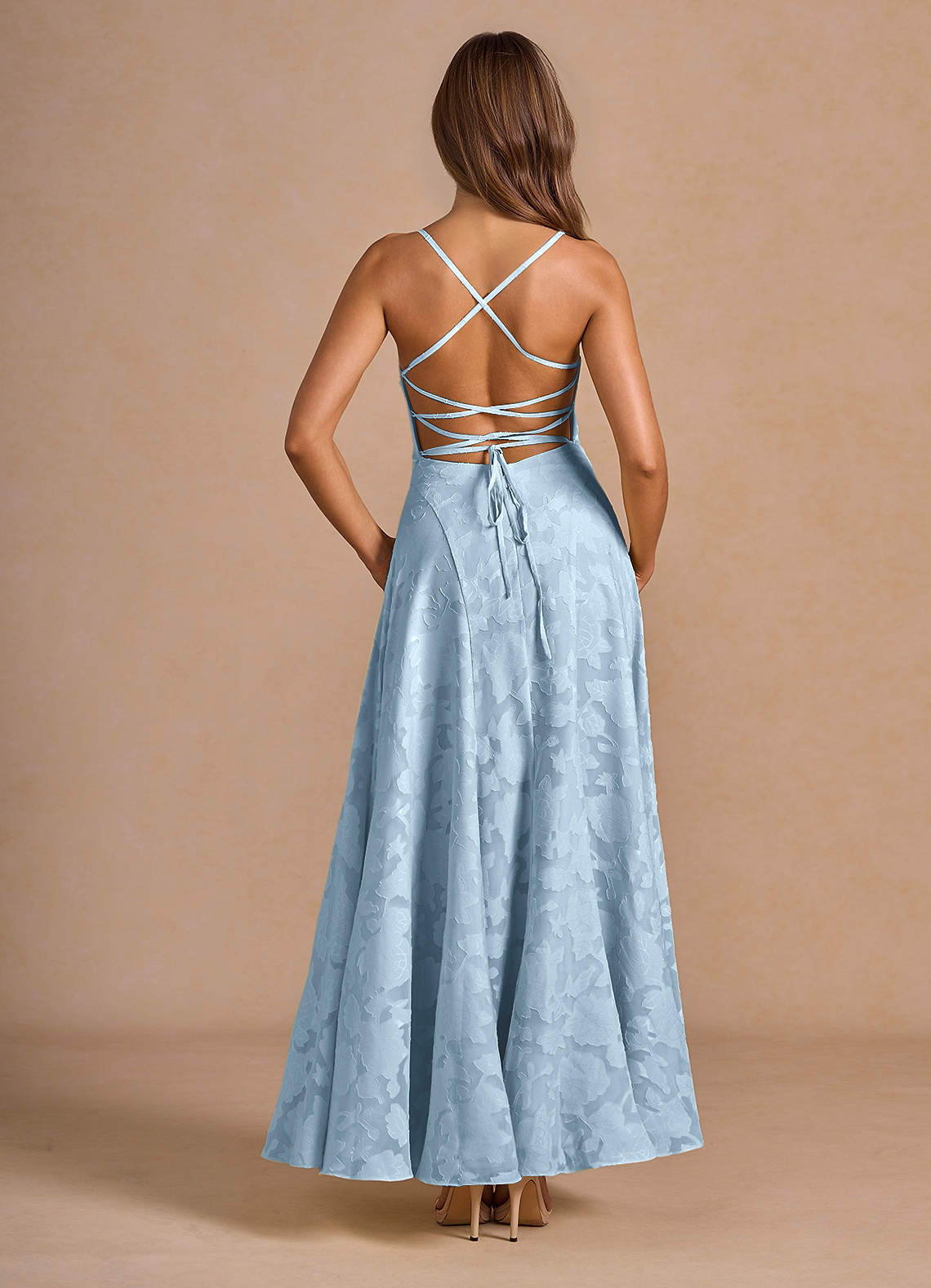 Irelia Sky Blue Maxi Dress  Dress - WSBYTLP