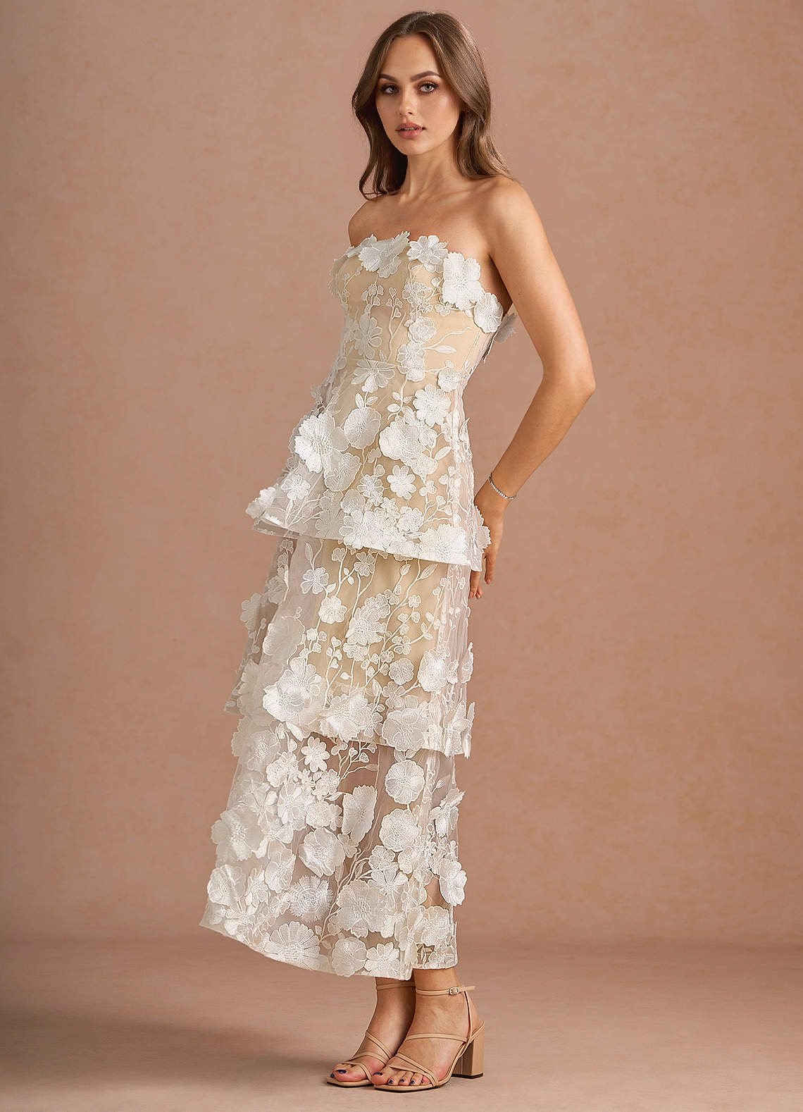 Patricia White Maxi Dress  Dress - WSBYTLP