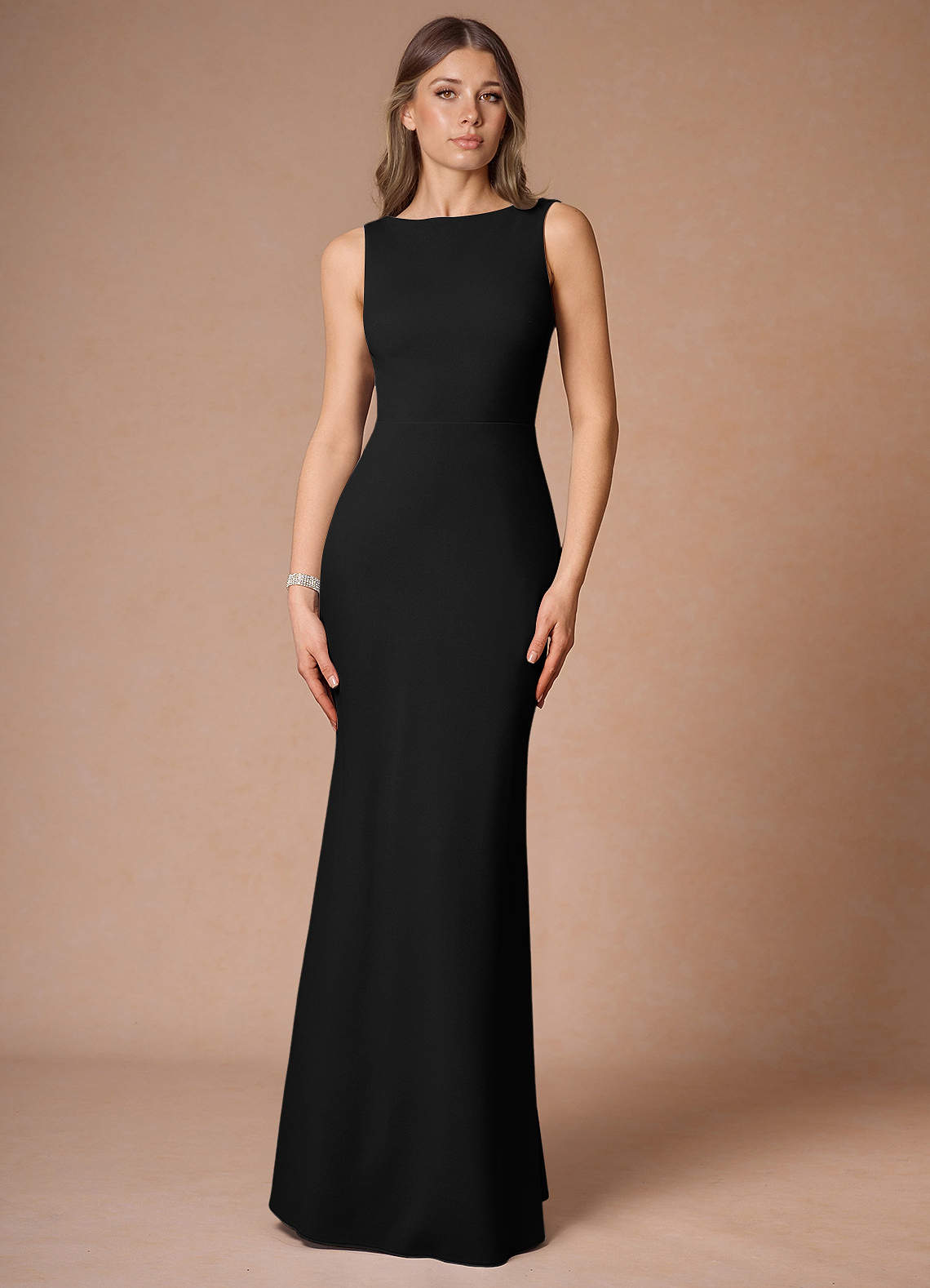Sabella Black Maxi Dress  Dress - WSBYTLP