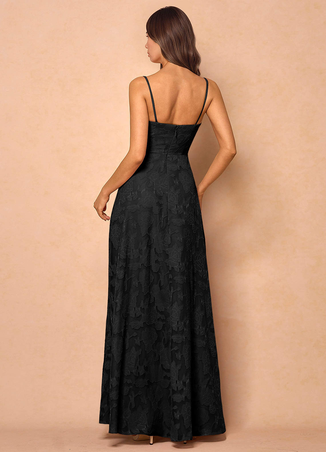Dolores Black Maxi Dress  Dress - WSBYTLP