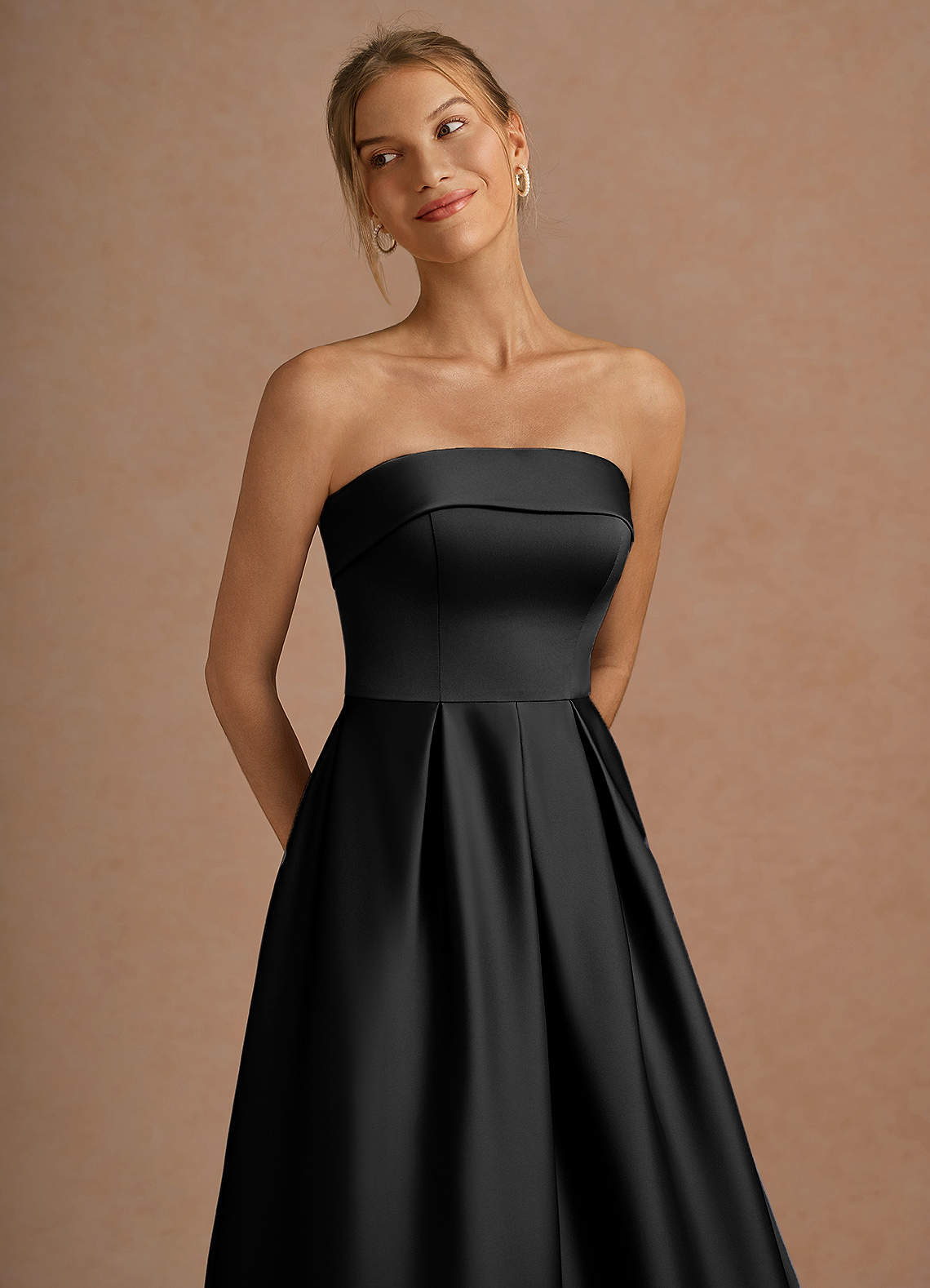Lucienne Black Midi Dress  Dress - WSBYTLP