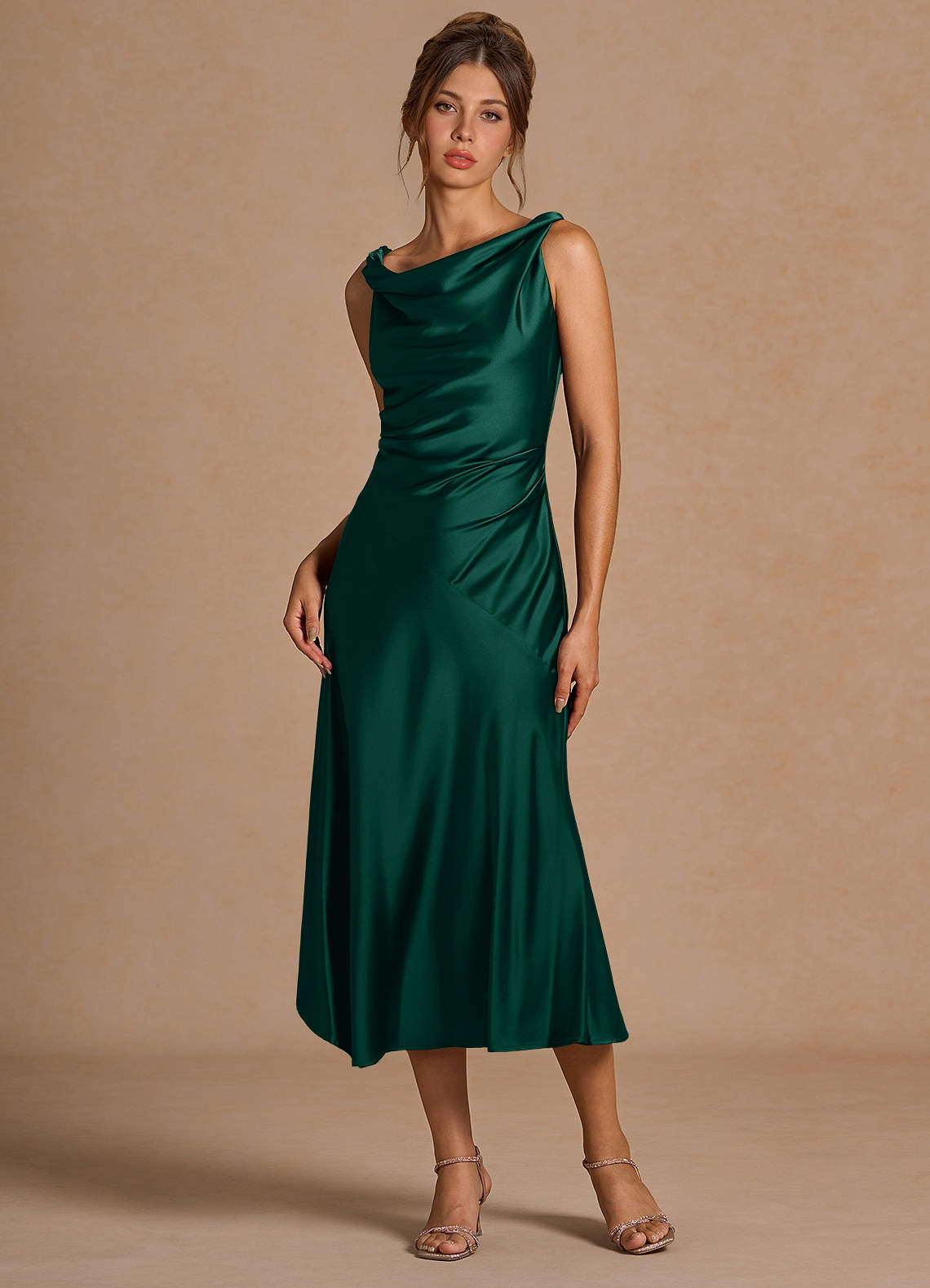 Nerine Emerald Midi Dress  Dress - WSBYTLP
