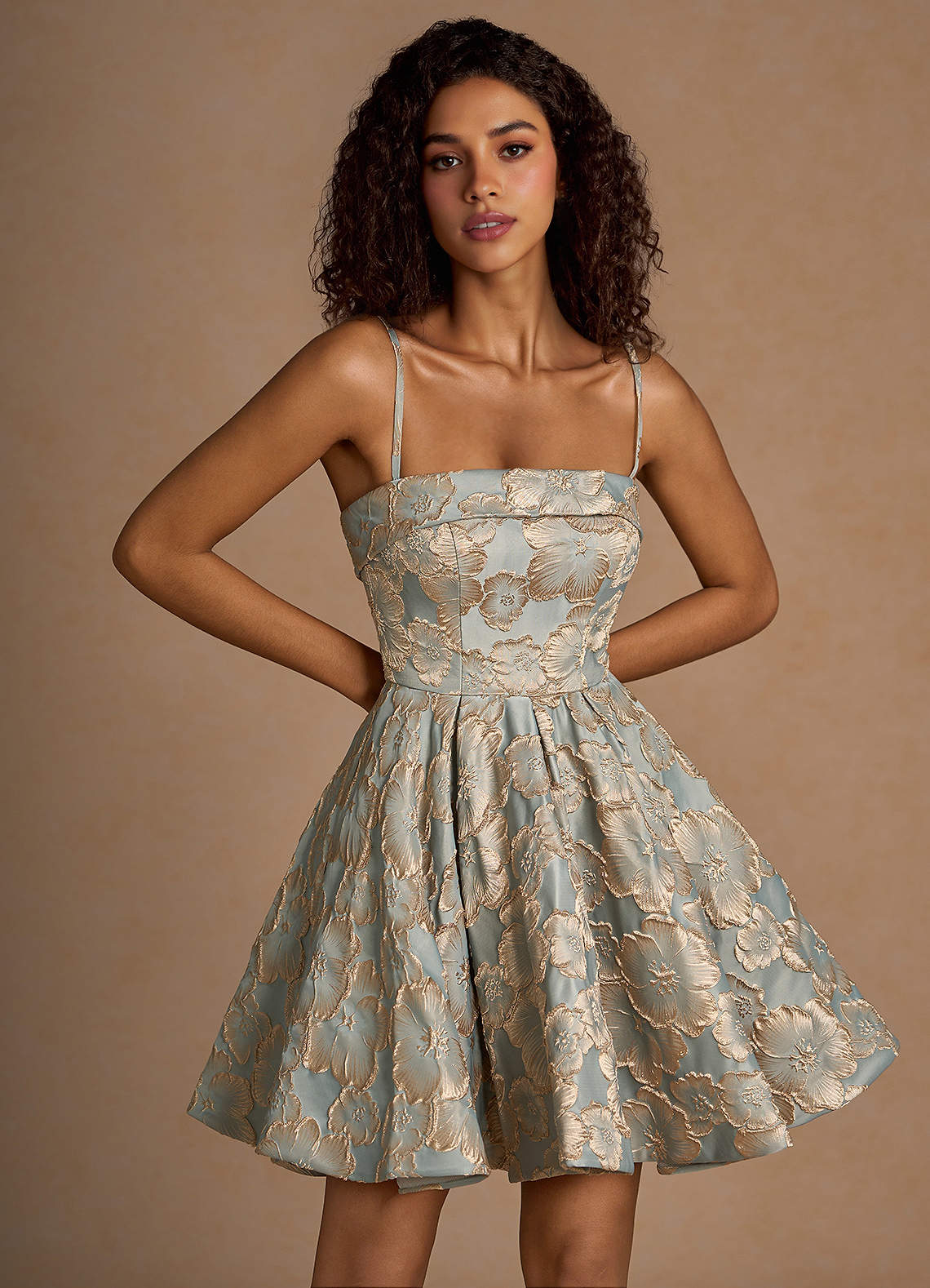 Una Blue Mini Dress  Dress - WSBYTLP