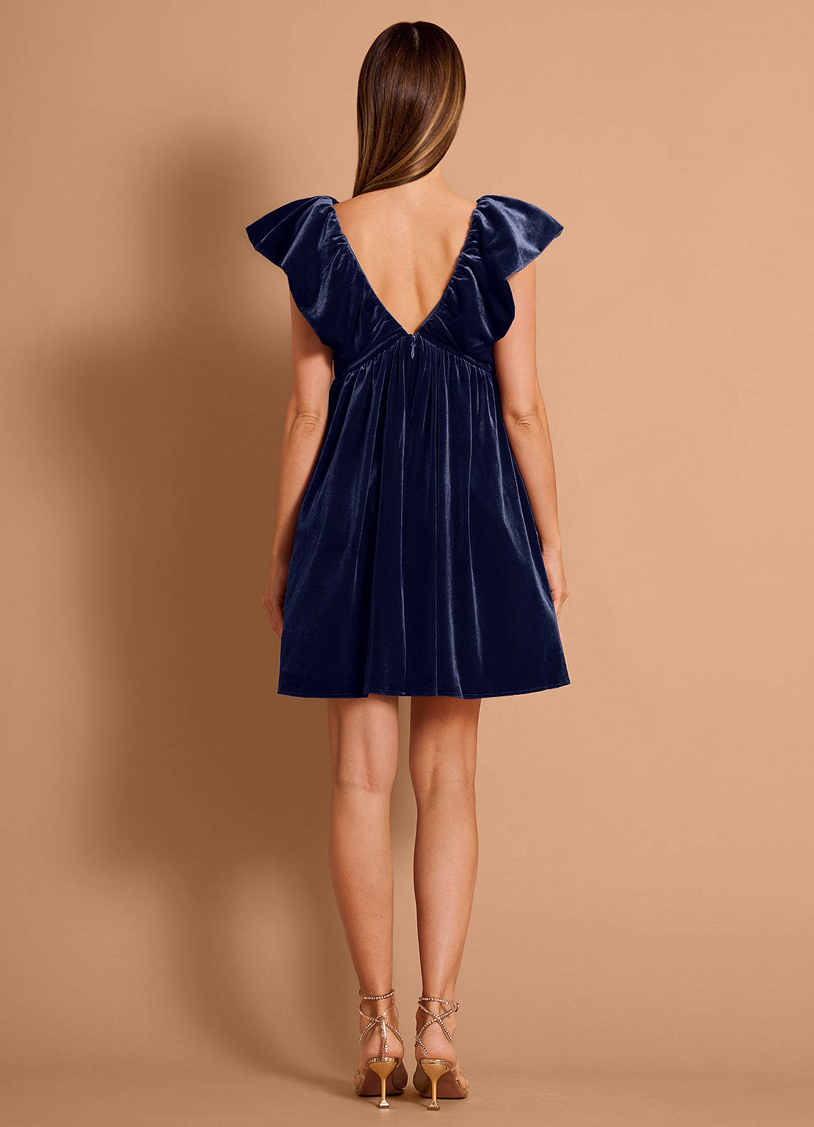 Faylinn Navy Mini Dress  Dress - WSBYTLP