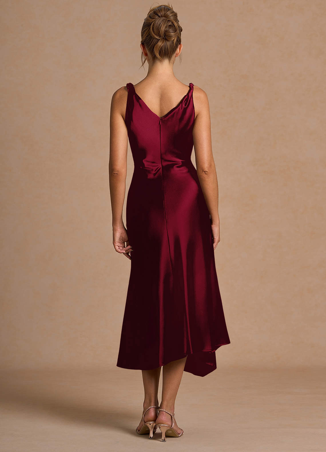 Adriana Merlot Midi Dress  Dress - WSBYTLP