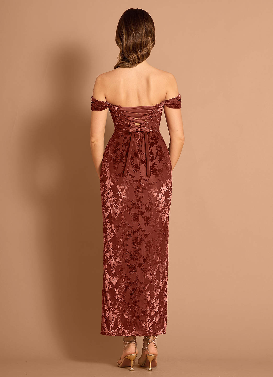 Lirael Rosewood Maxi Dress  Dress - WSBYTLP
