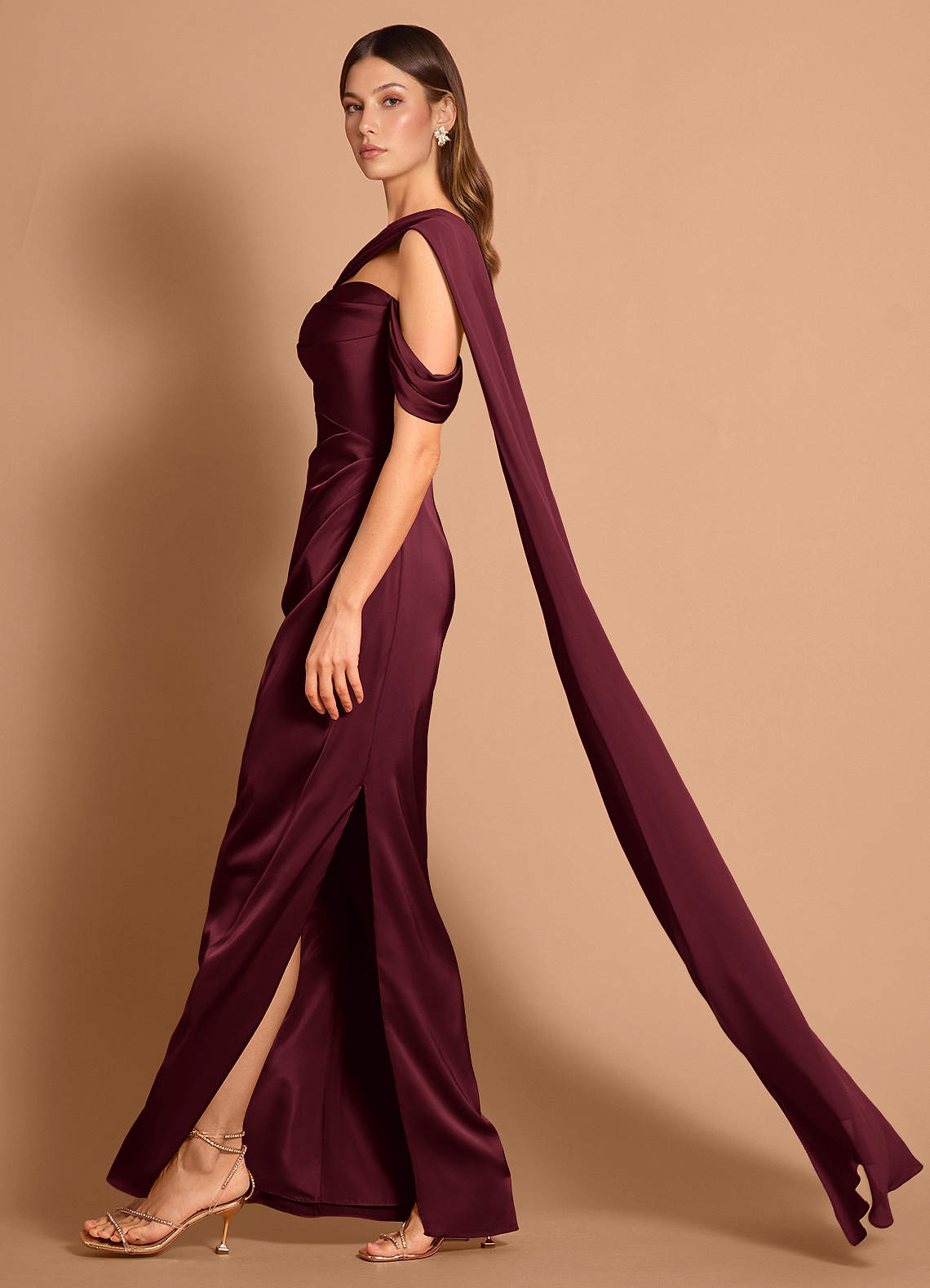 Meliora Wine Maxi Dress  Dress - WSBYTLP