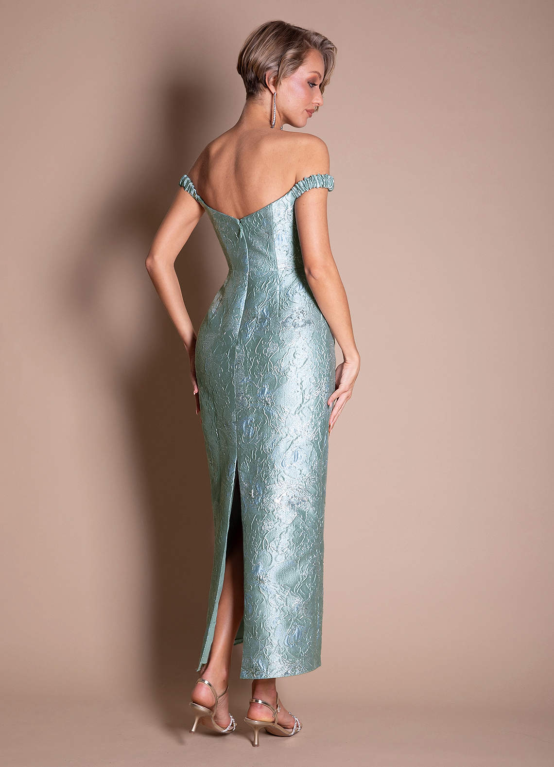 Deja Aqua Mist Maxi Dress  Dress - WSBYTLP