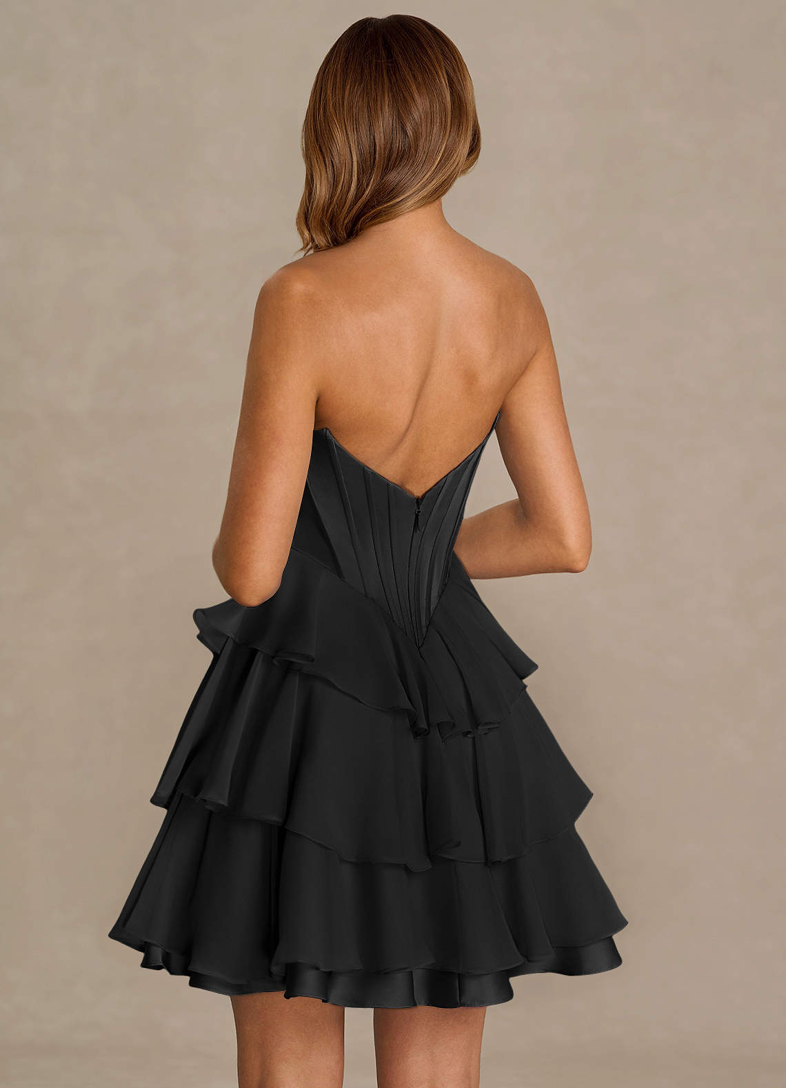 Brinley Black Mini Dress  Dress - WSBYTLP
