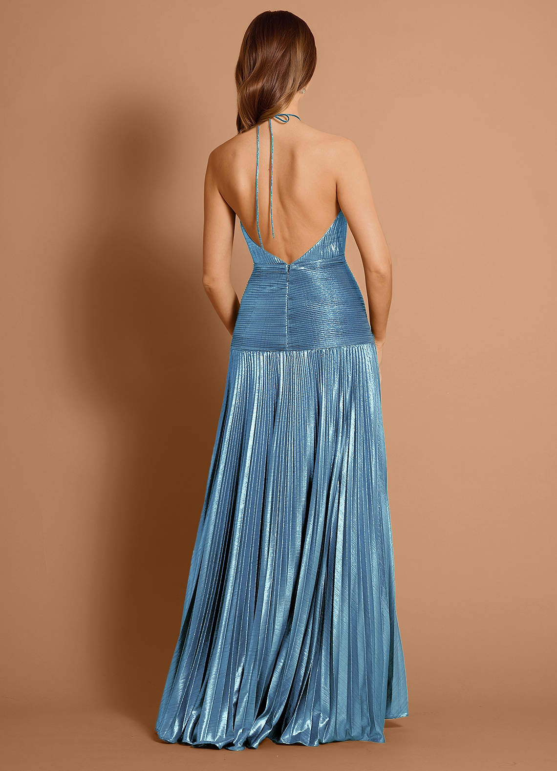 Cailin Aqua Blue Maxi Dress  Dress - WSBYTLP