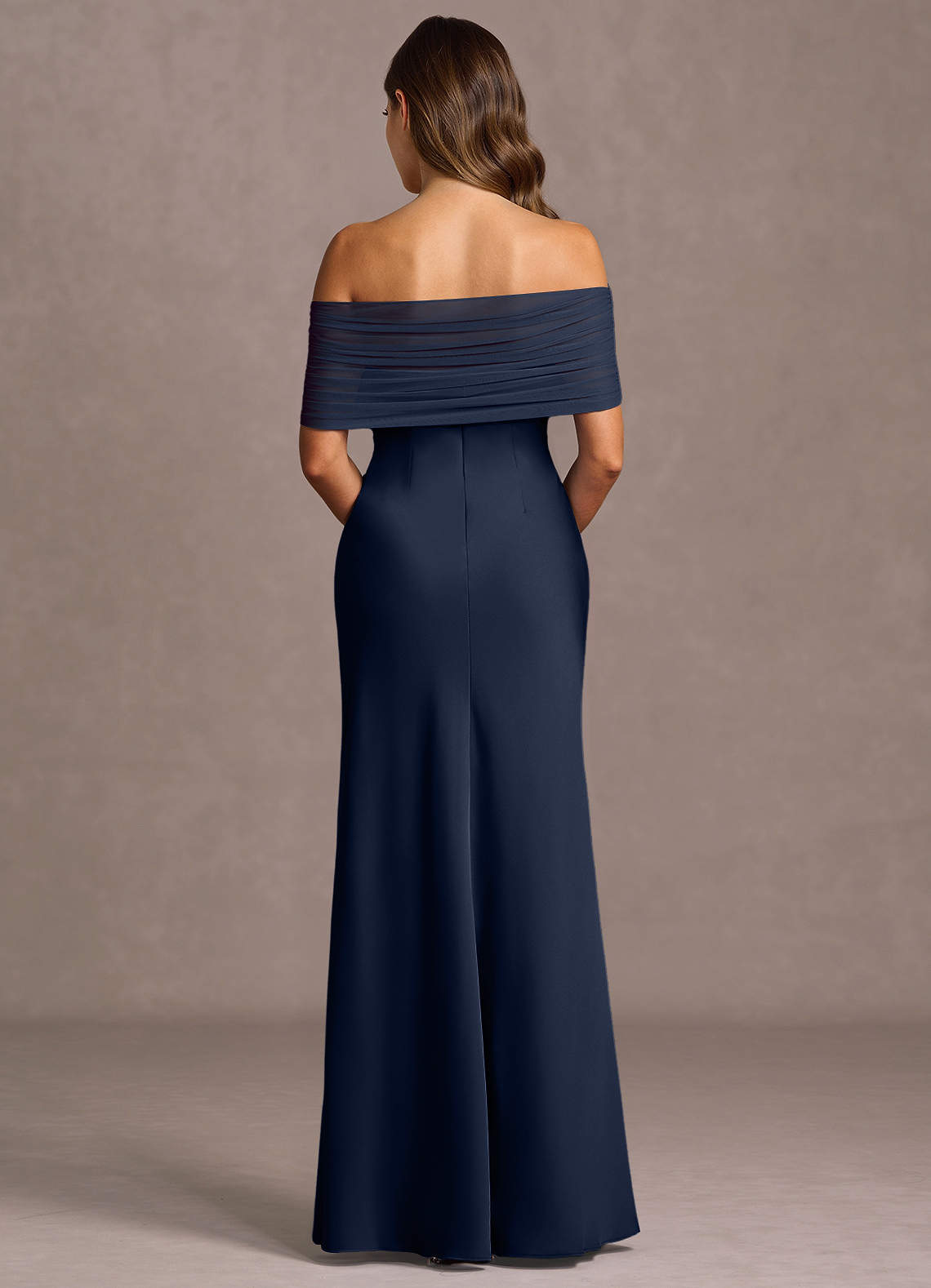 Wyneth Navy Maxi Dress  Dress - WSBYTLP