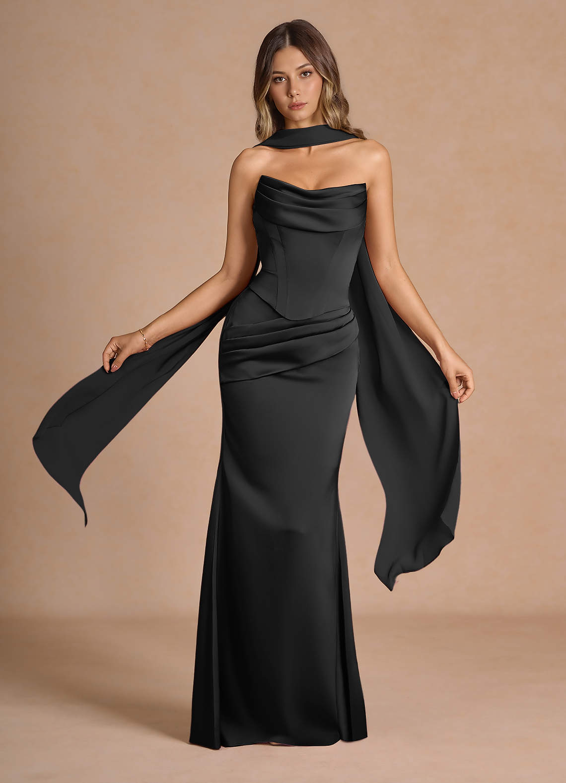 Sorrel Black Corset Two-Piece Sets  Dress - WSBYTLP