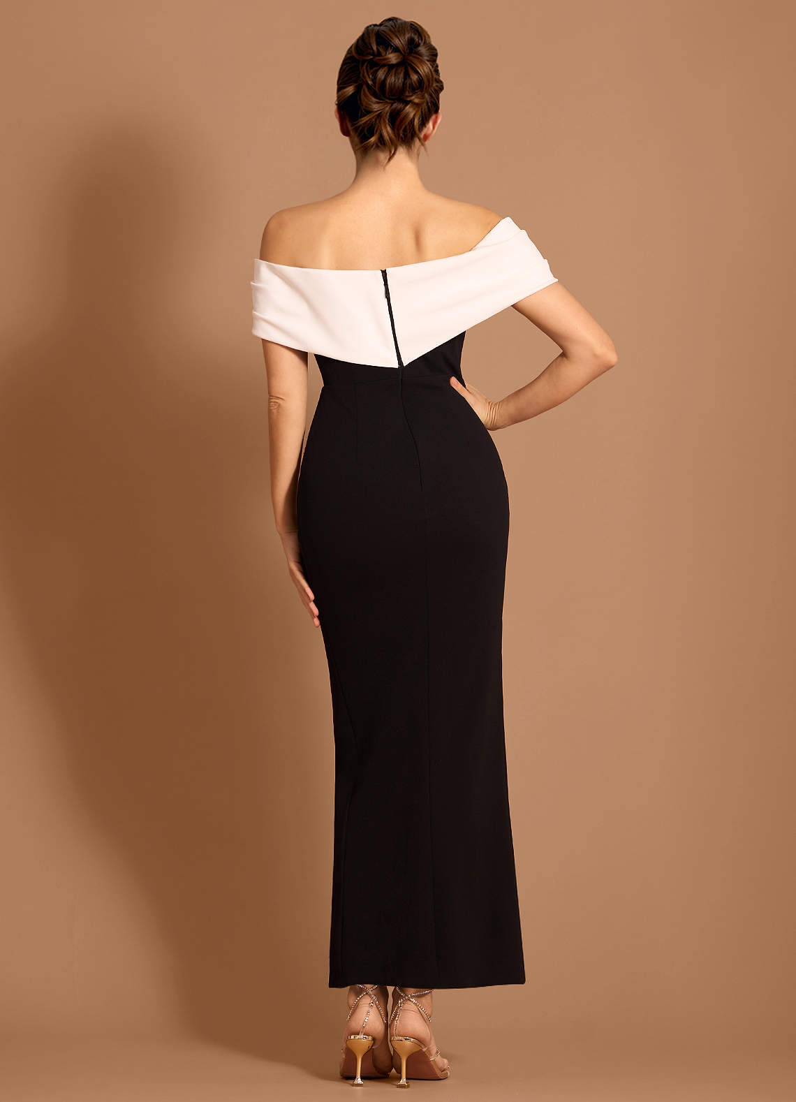 Eirian Black Maxi Dress  Dress - WSBYTLP