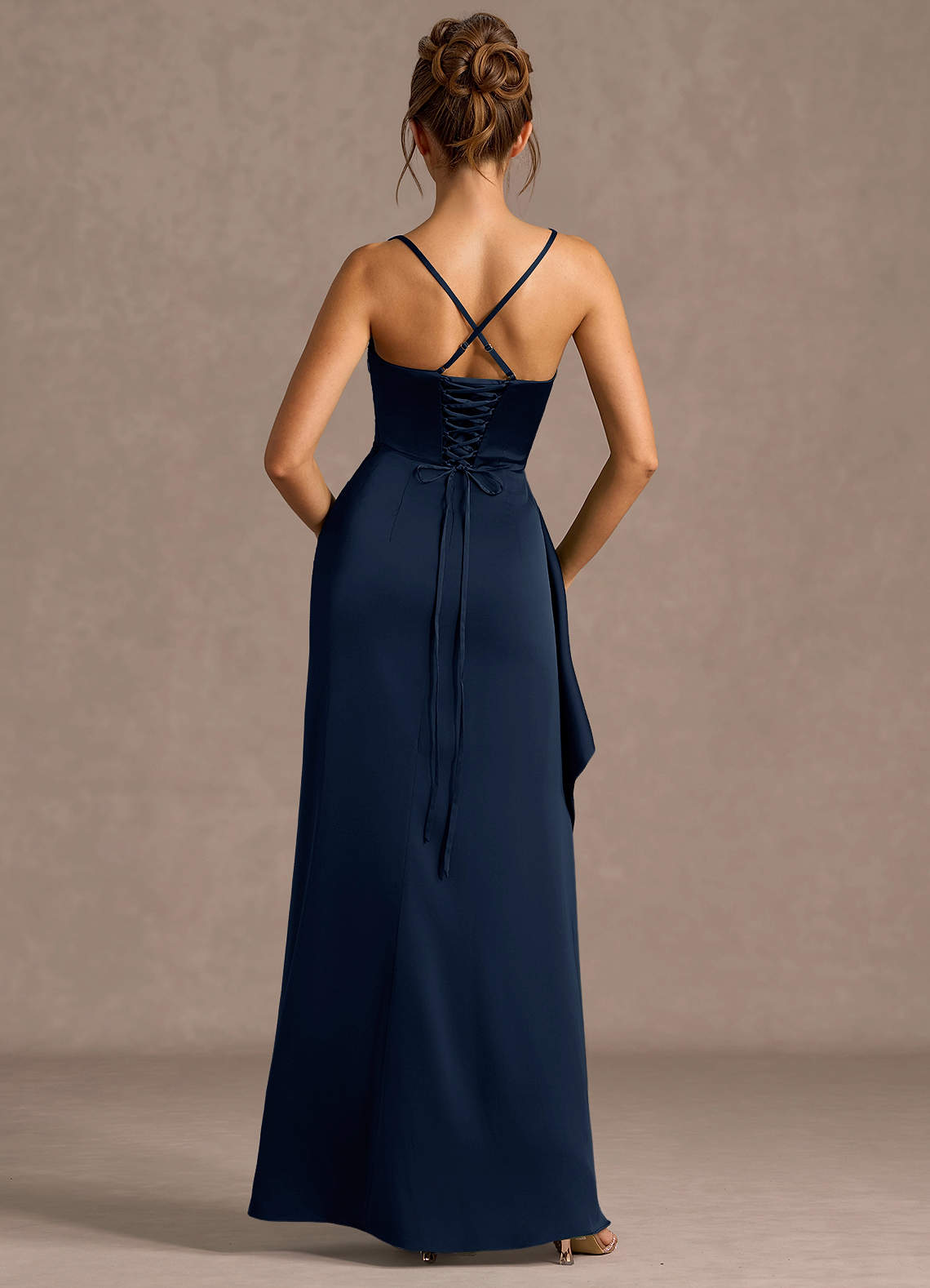 Sarai Navy Maxi Dress  Dress - WSBYTLP