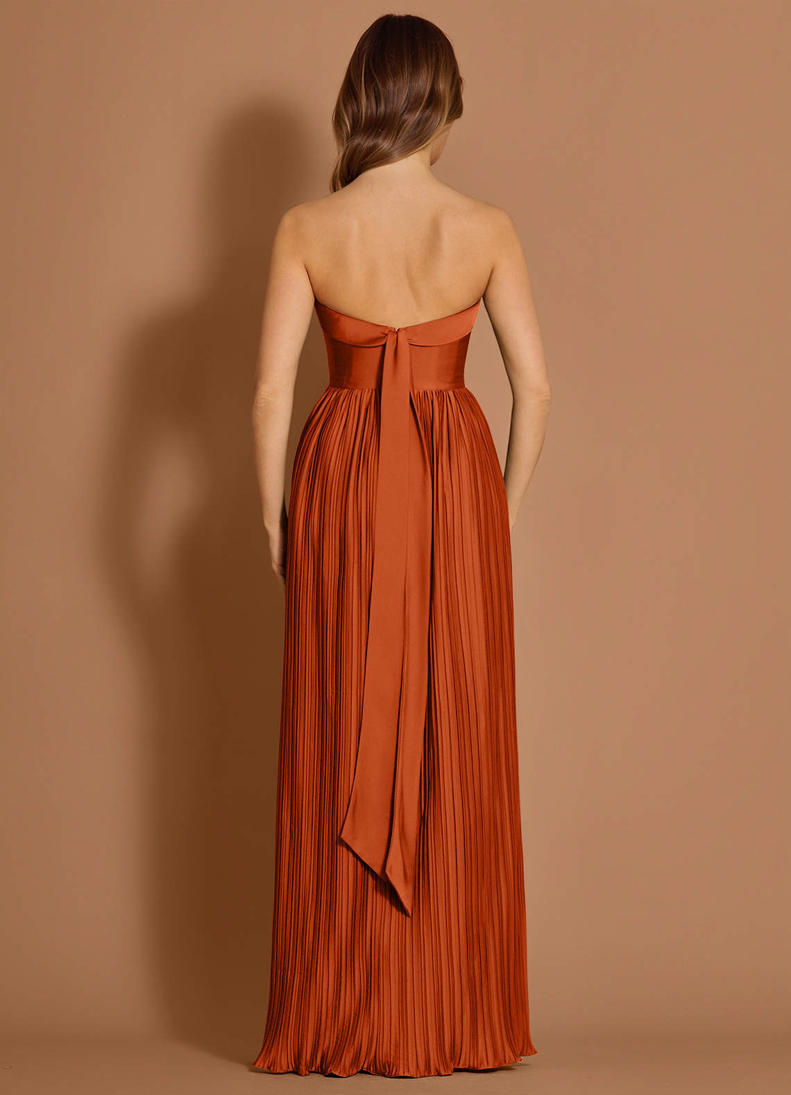 Nayeli Rust Maxi Dress  Dress - WSBYTLP
