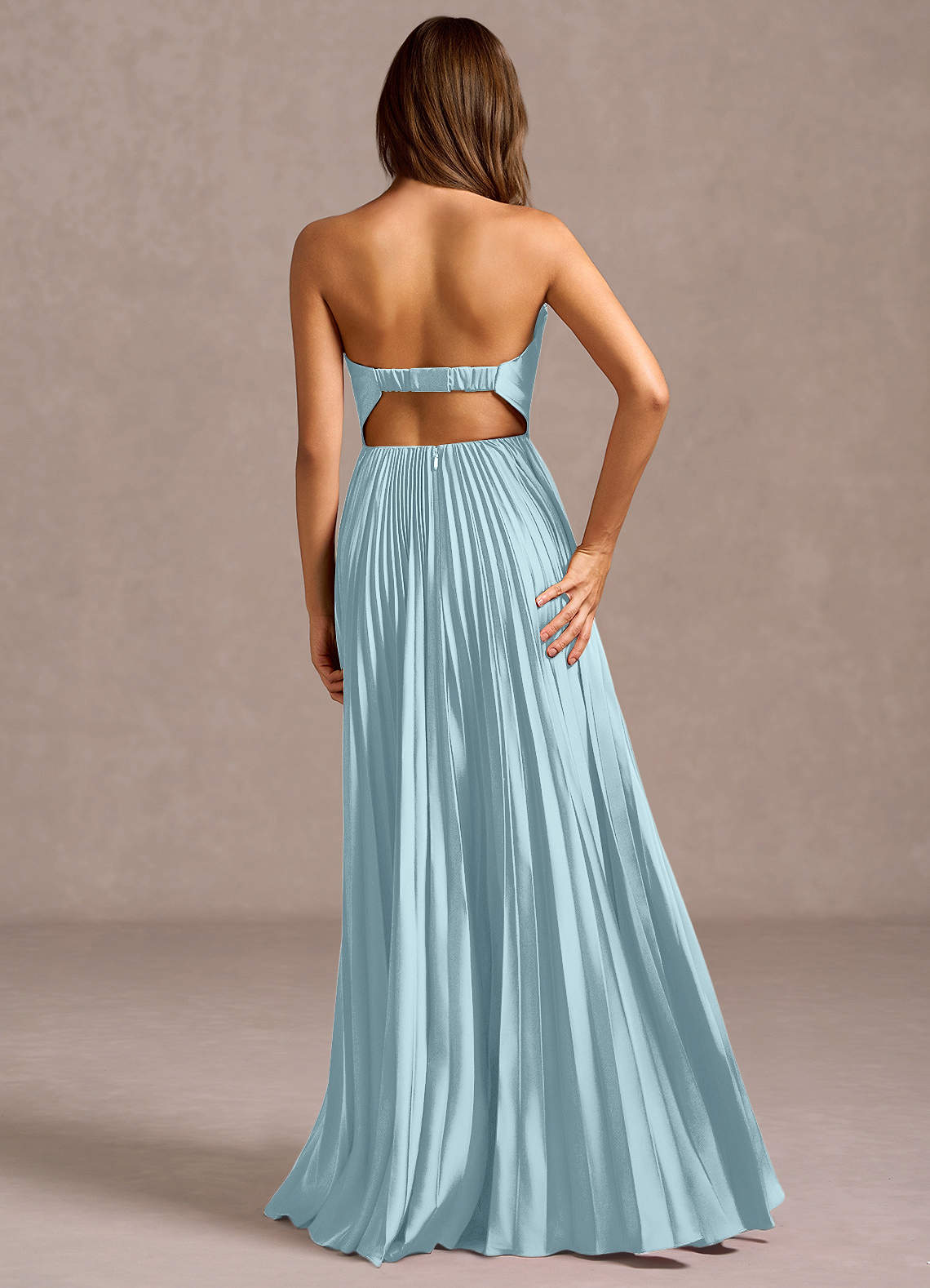 Kaia Sky Blue Maxi Dress  Dress - WSBYTLP