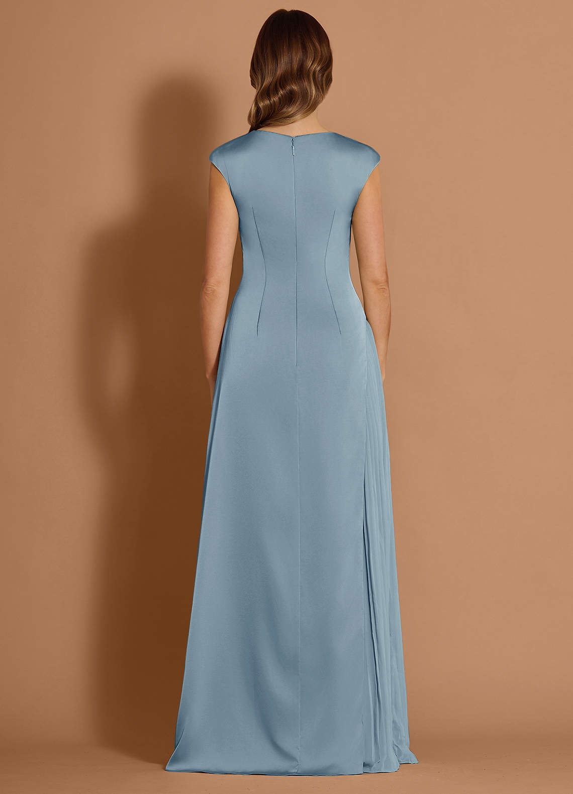 Idara Powder Blue Maxi Dress  Dress - WSBYTLP