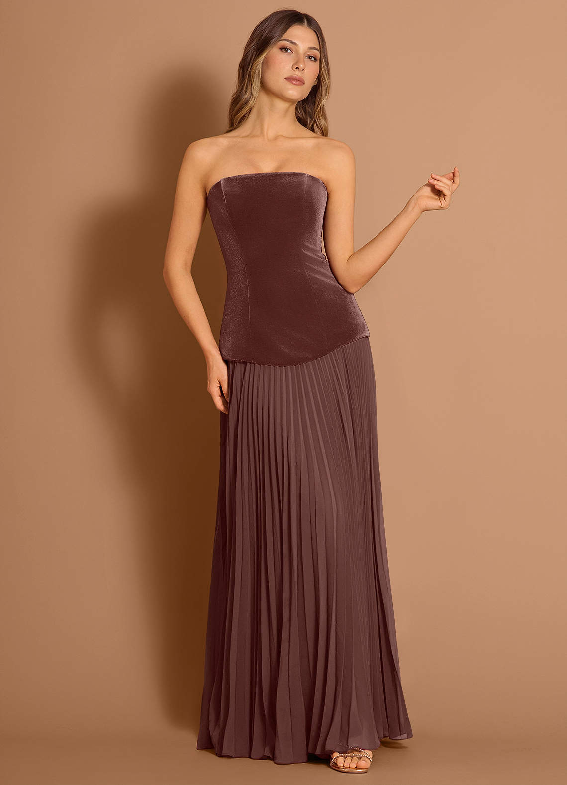 Hespera Mocha Coco Maxi Dress  Dress - WSBYTLP