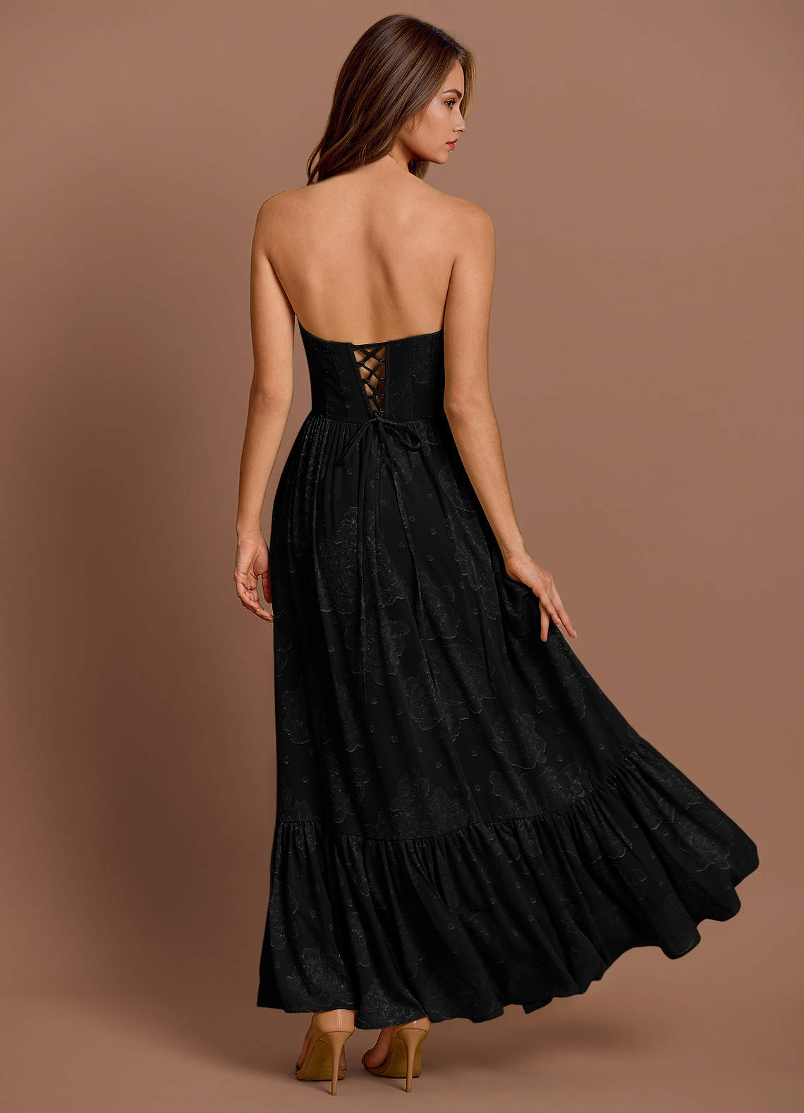 Lydia Black Maxi Dress  Dress - WSBYTLP