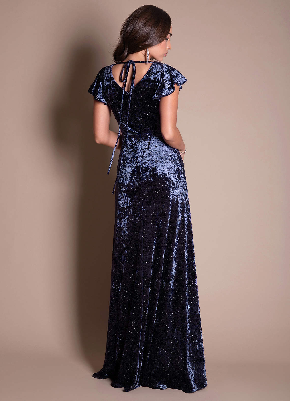 Alya Midnight Navy Maxi Dress  Dress - WSBYTLP