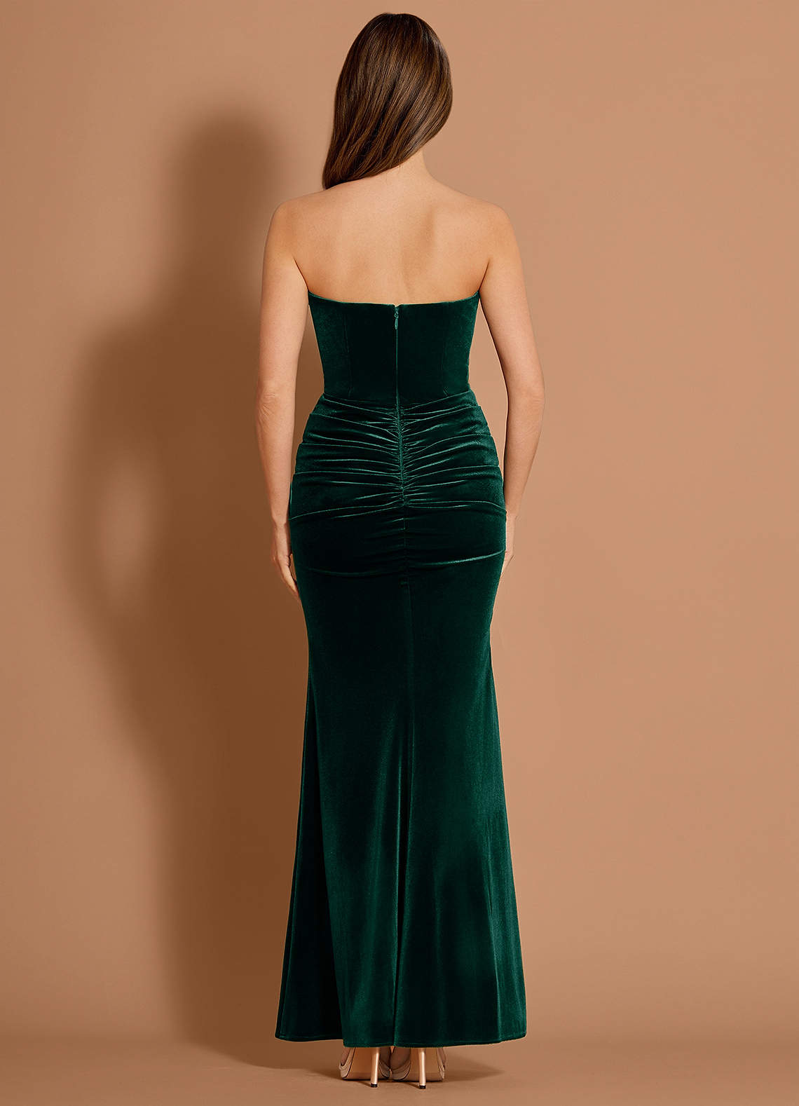 Breanna Hunter Green Maxi Dress  Dress - WSBYTLP