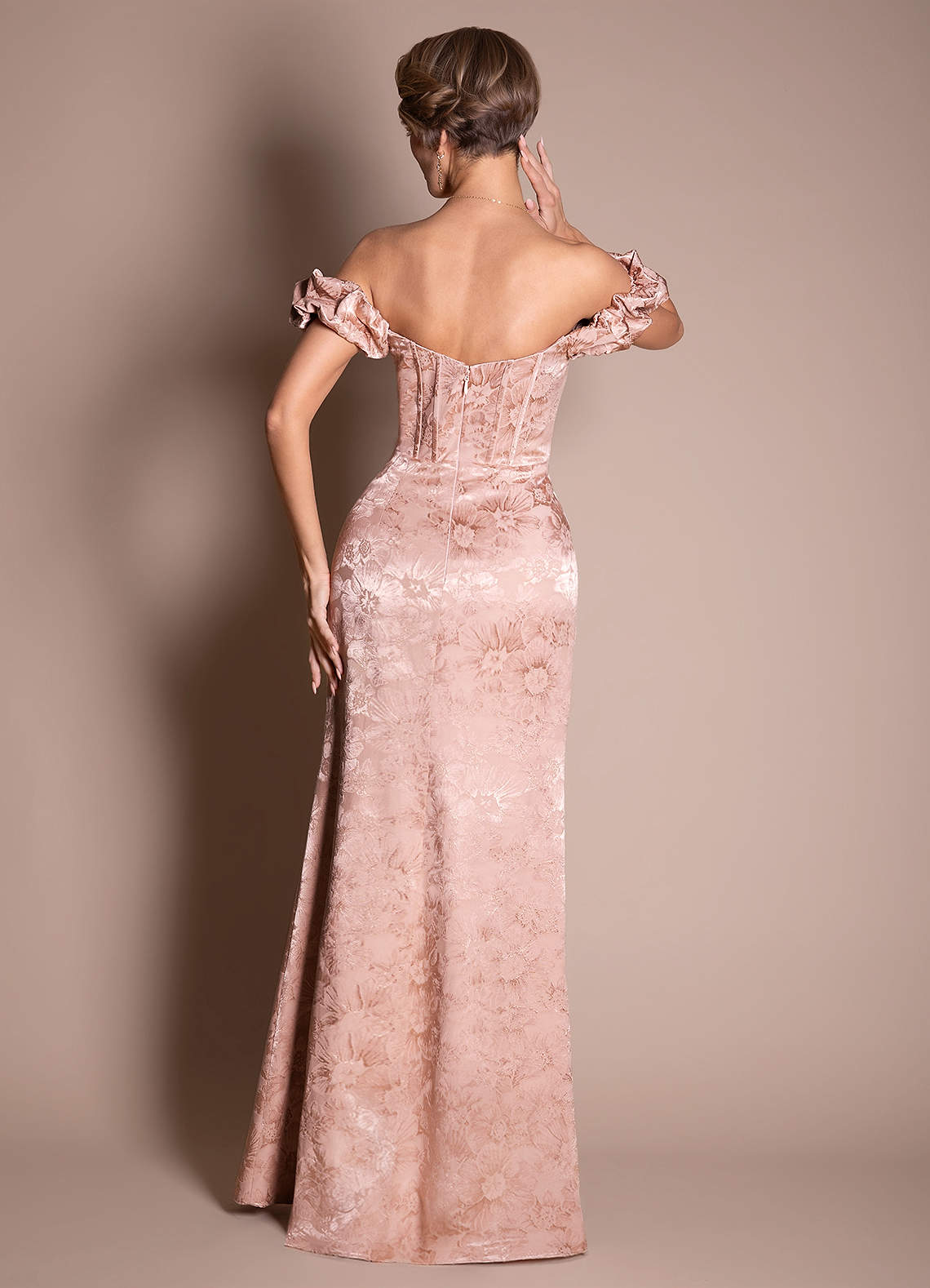 Kyra Antique Blush Maxi Dress  Dress - WSBYTLP