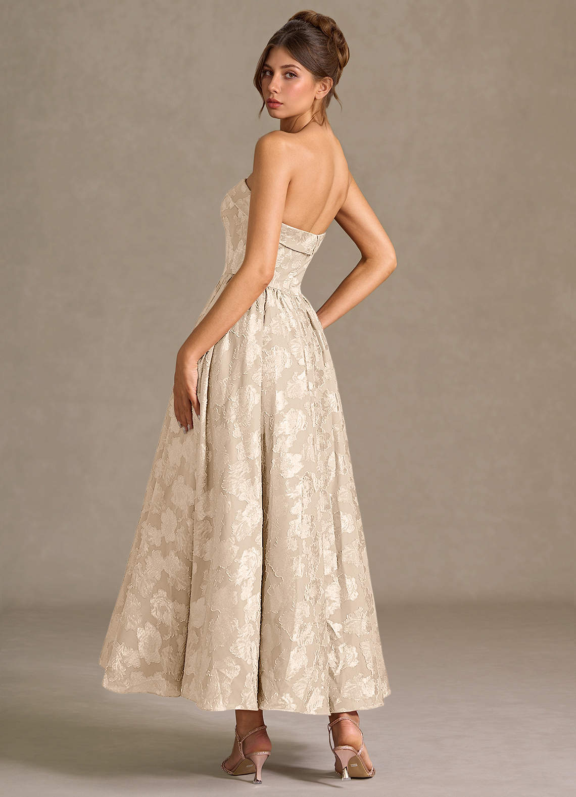 Mila Cream Midi Dress  Dress - WSBYTLP